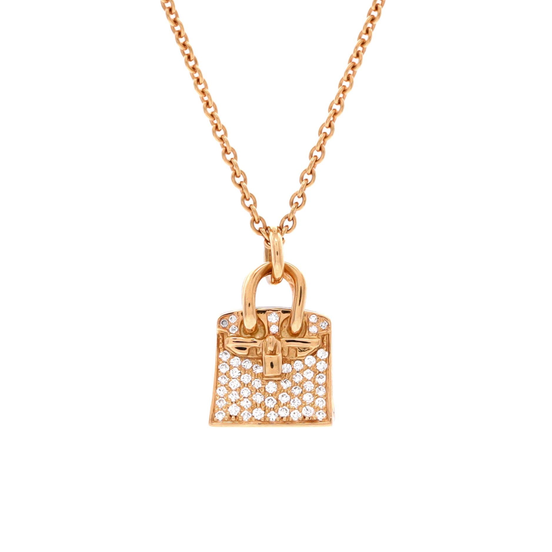 Hermes Birkin Amulette Pendant Necklace Size ONE SIZE - 1 Thumbnail