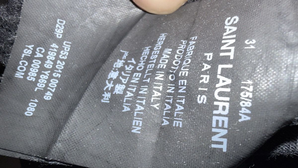 Saint Laurent Paris Saint laurent Paris denim Size US 31 - 4 Thumbnail