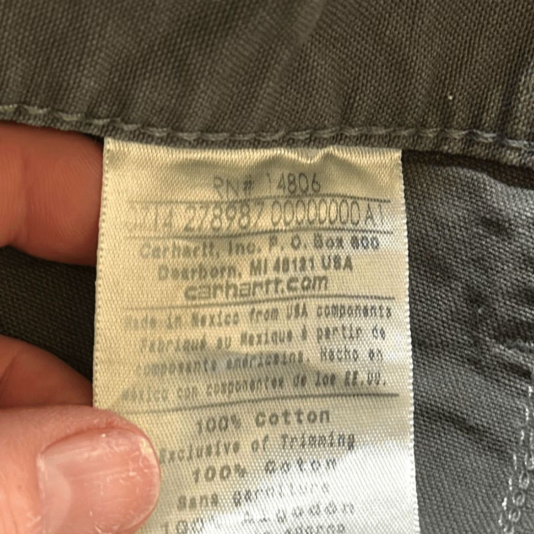 Carhartt Carhartt Mens Gray original Fit Cargo Carpenter Shorts 40 Cotton Regular Size 40 Carhartt Mens Gray Cargo Shorts Carpenter Waist 40 Cotton Size US 40 / EU 56 - 5 Thumbnail