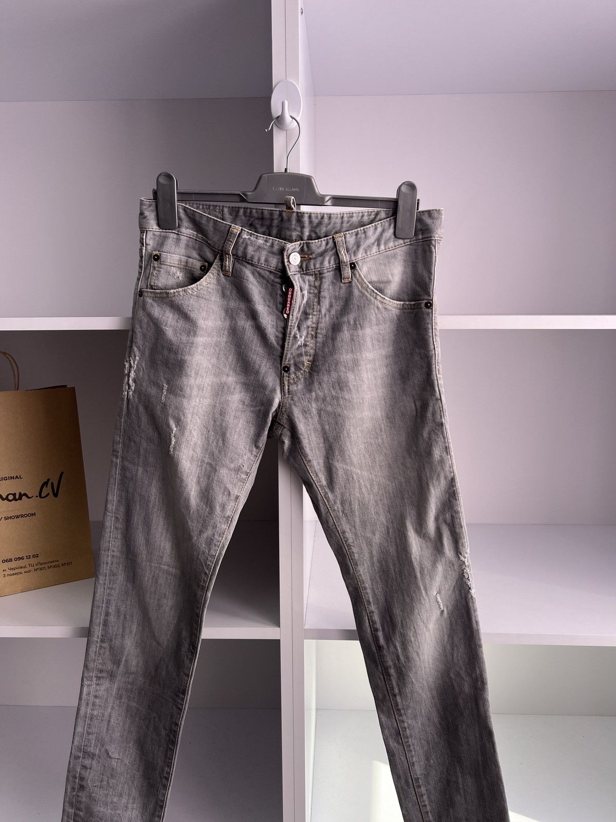 Designer × Dsquared2 × Vintage Vintage Dsquared2 Luxury Gray Pants Size US 30 / EU 46 - 5 Thumbnail