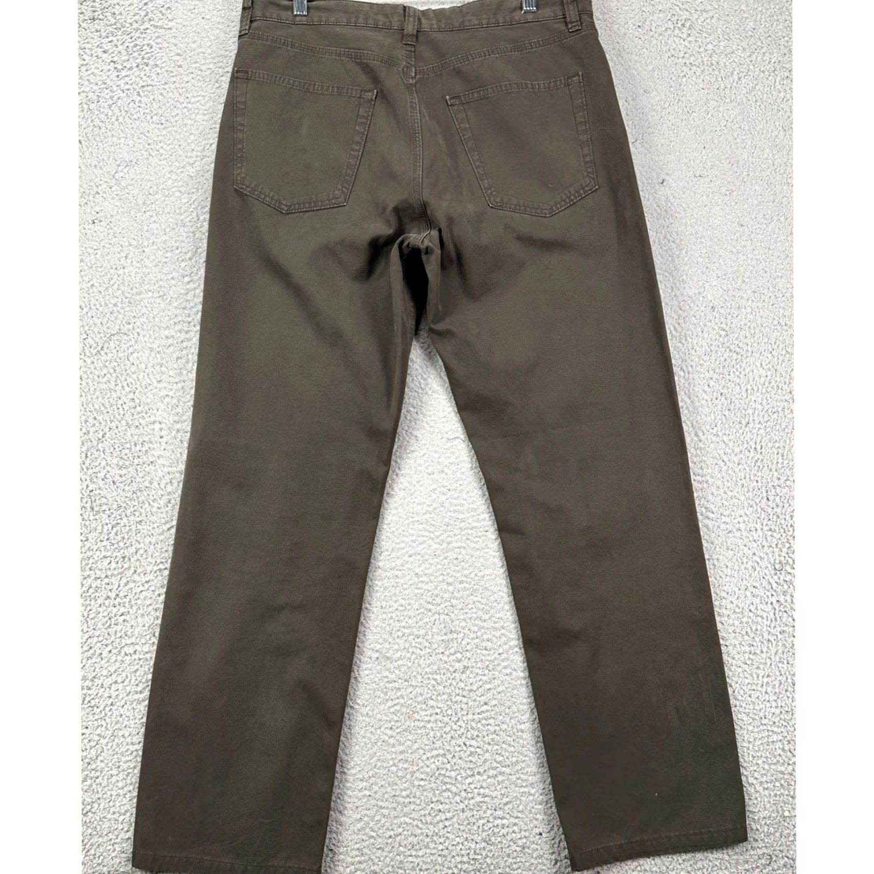 Hugo Boss BOSS Hugo Boss Jeans Straight Leg 5-Pocket Denim Brown Mens 35X34 Classic Fit EUC Size US 35 - 2 Thumbnail
