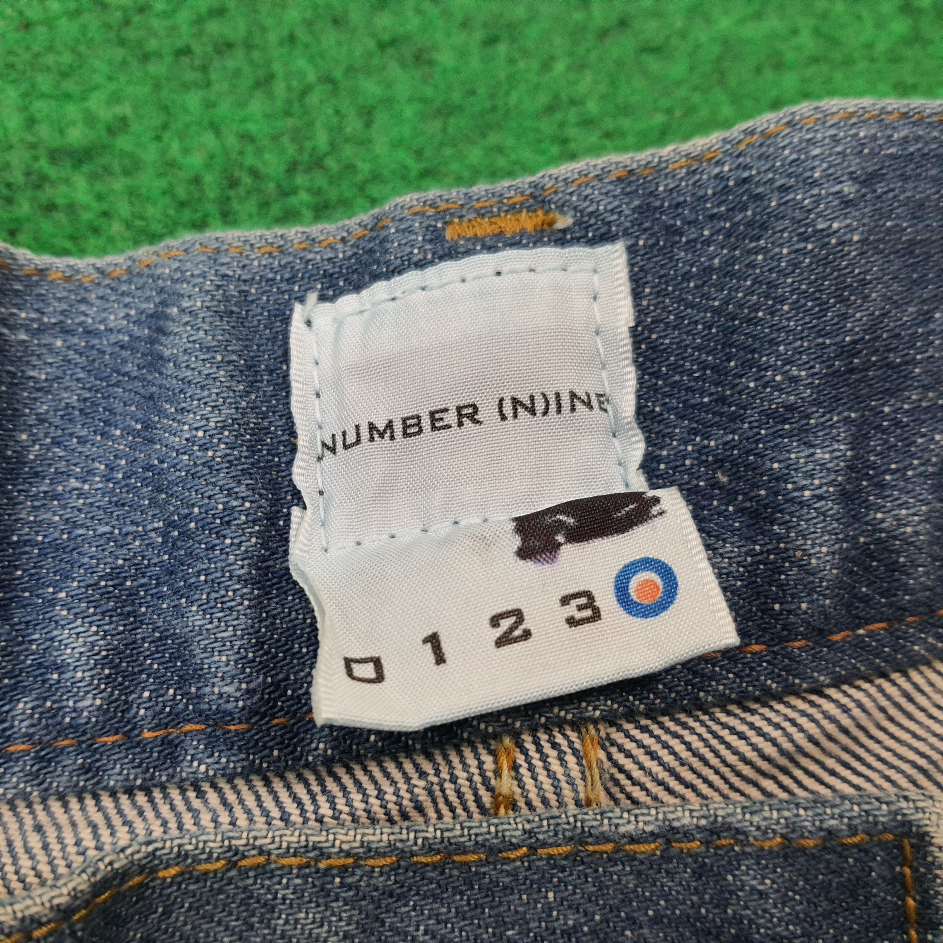 Number (N)ine Vintage Number Nine Japan Straight Denim Jeans C272N4 Size US 33 - 7 Thumbnail