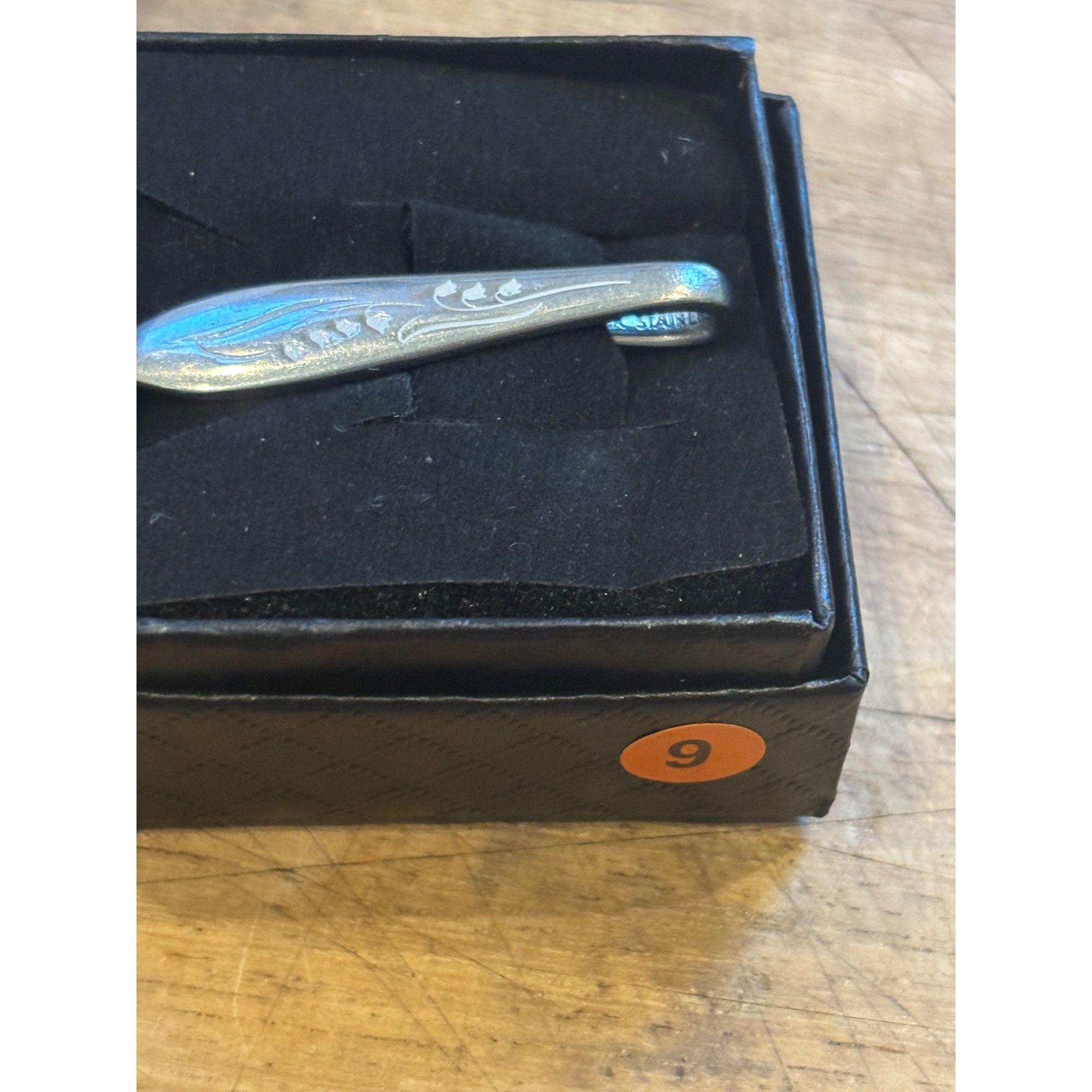 Other Sterling Silver Floral Design Tie Clip Size ONE SIZE - 3 Thumbnail