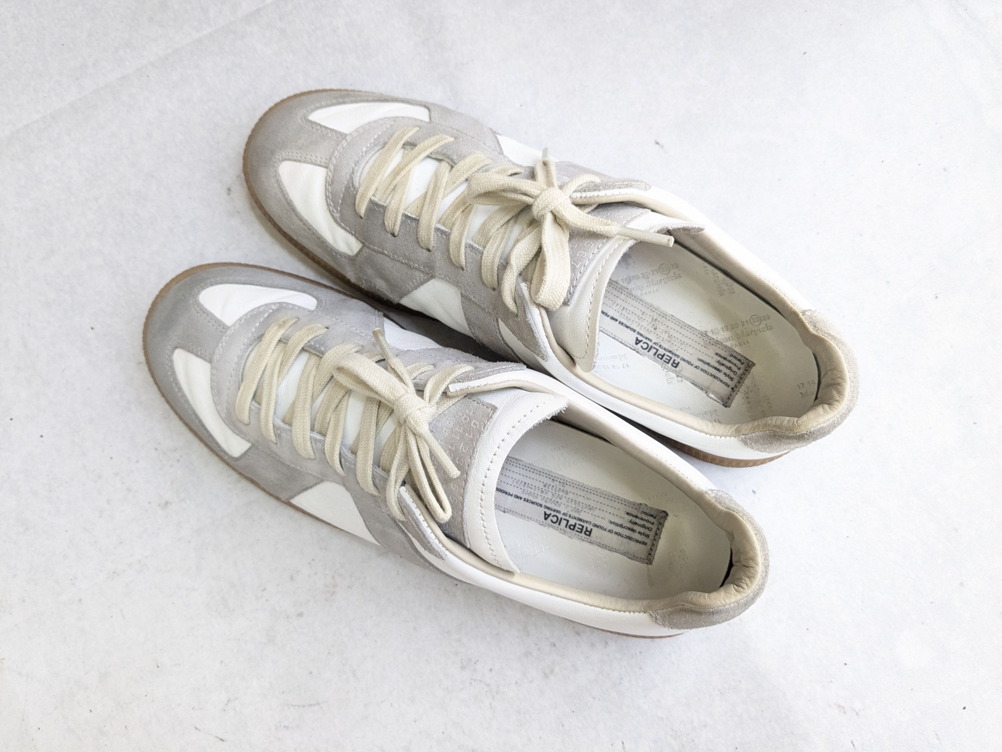 Maison Margiela Maison Margelia GAT Replica White Gray 10.5 43.5 Size US 10.5 / EU 43-44 - 15 Thumbnail
