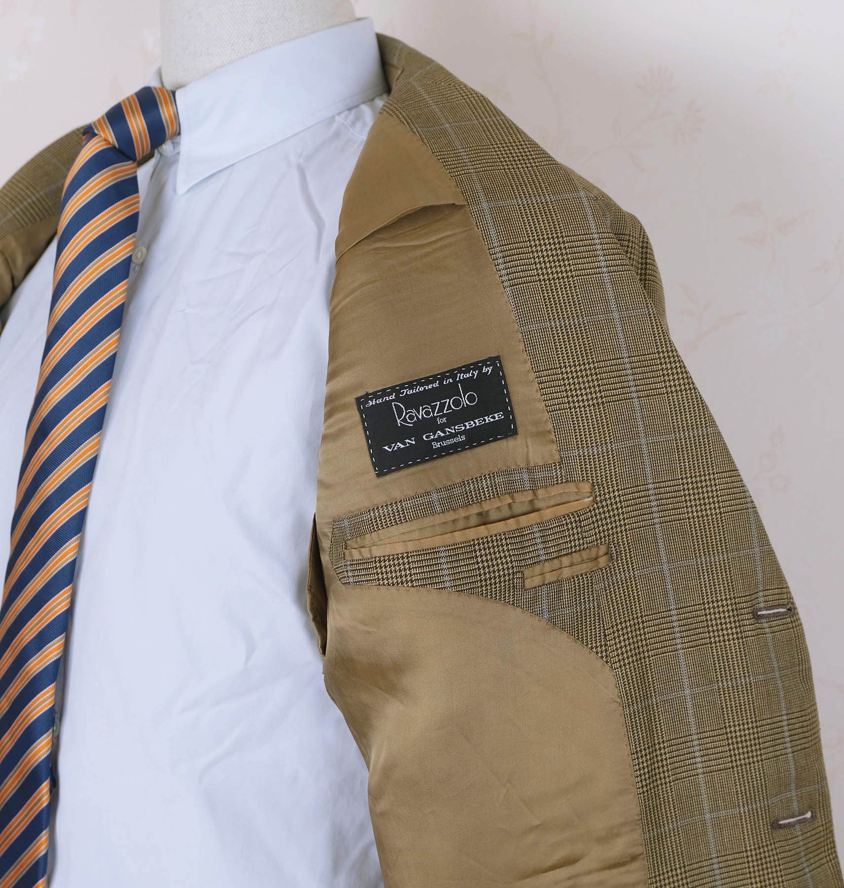 Other Ravazzolo, light hand made jacket, size 46, check pattern Size 46R - 4 Thumbnail