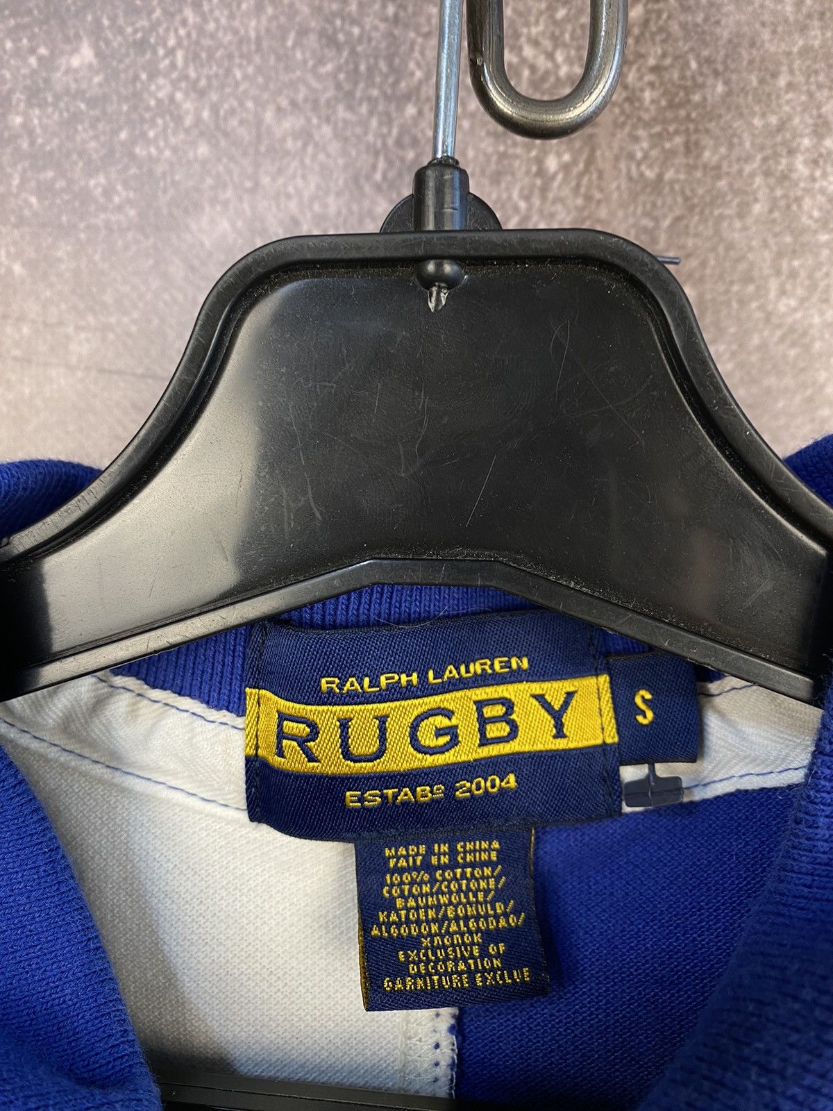 Polo Ralph Lauren Vintage 90s Polo Ralph Lauren Rugby Long Sleeve Shirt Size US S / EU 44-46 / 1 - 6 Thumbnail