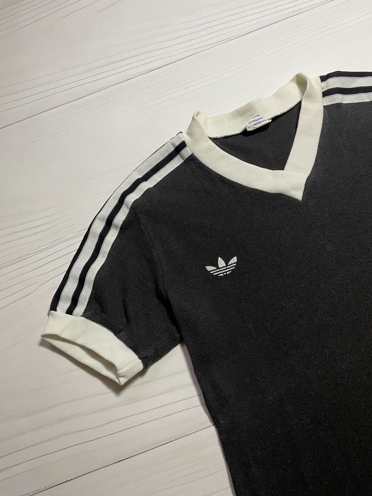 Adidas Vintage Retro 70’s/80’s Adidas Training Trefoil t shirt Size US S / EU 44-46 / 1 - 6 Thumbnail