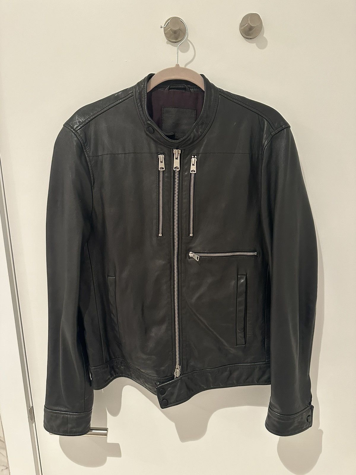 Men’s Racer Leather Jacket