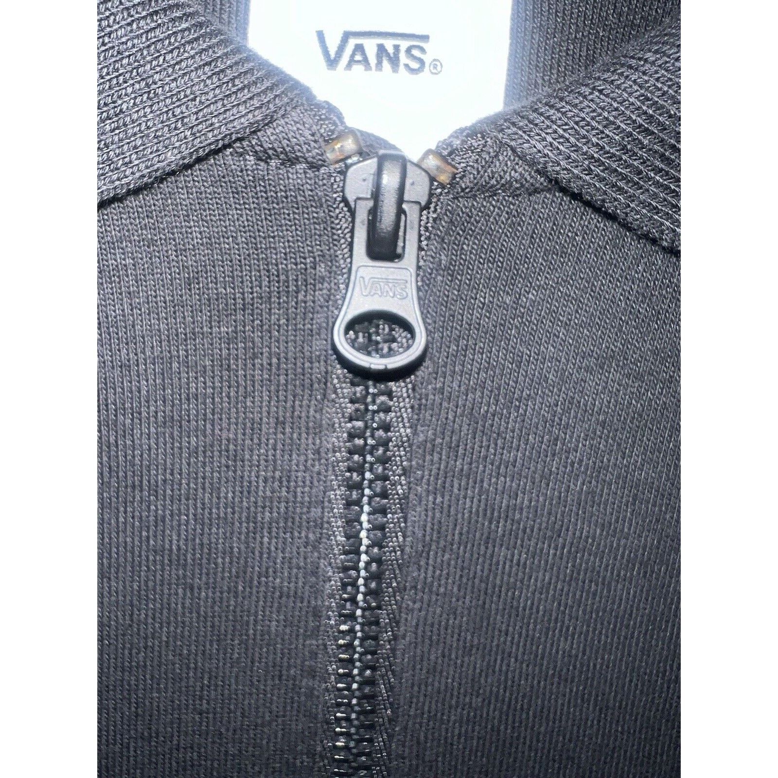 Vans Vans Polo Shirt Mens Small Black White Quarter Zip Skate Tee Size US S / EU 44-46 / 1 - 4 Thumbnail