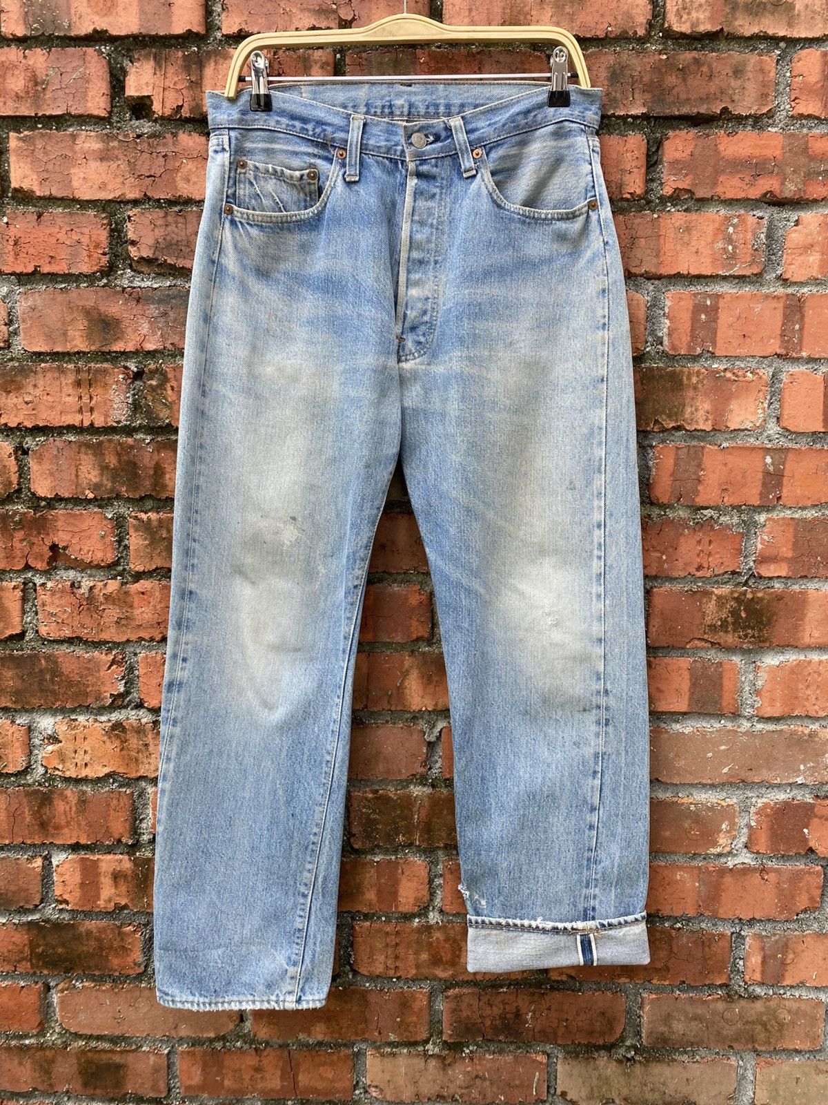 Levi's × Levi's Vintage Clothing × Vintage W33x29 Vintage levi's 501 redline made in USA #6 Size US 33 - 1 Thumbnail