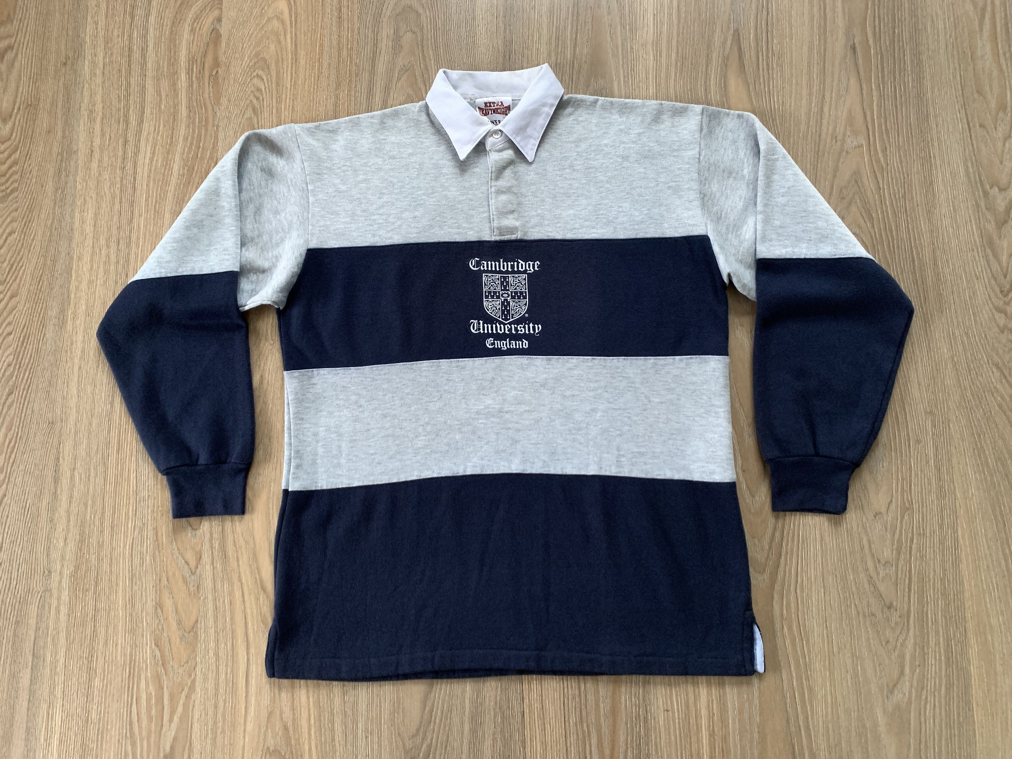Vintage Rare Cambridge University England Long Sleeve Polo Size US XL / EU 56 / 4 - 2 Thumbnail