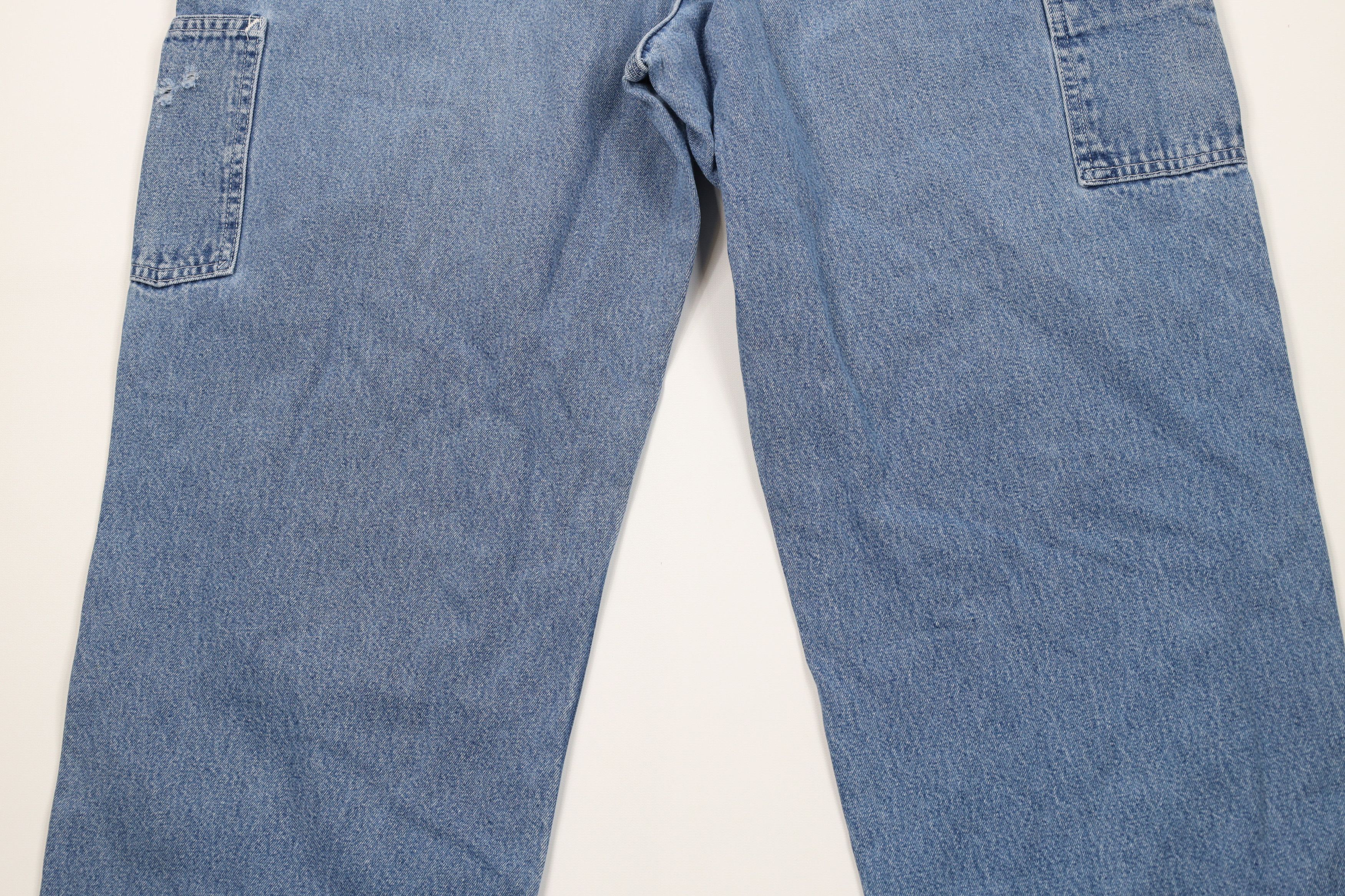 Carhartt Vintage Y2K Carhartt Wide Leg Dungaree Denim Jeans Blue Size US 38 / EU 54 - 13 Thumbnail