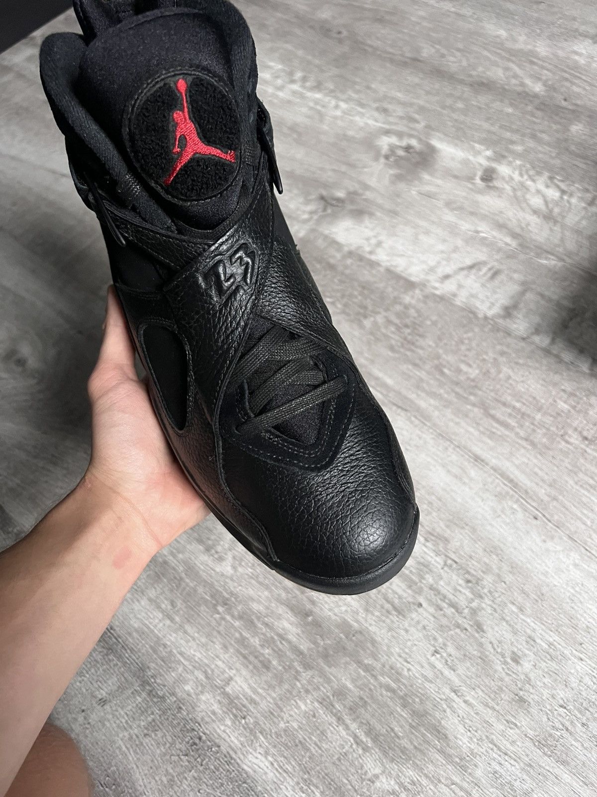 Nike Nike Air Jordan 8 OVO Black Shoes Size US 9.5 / EU 42-43 - 3 Thumbnail