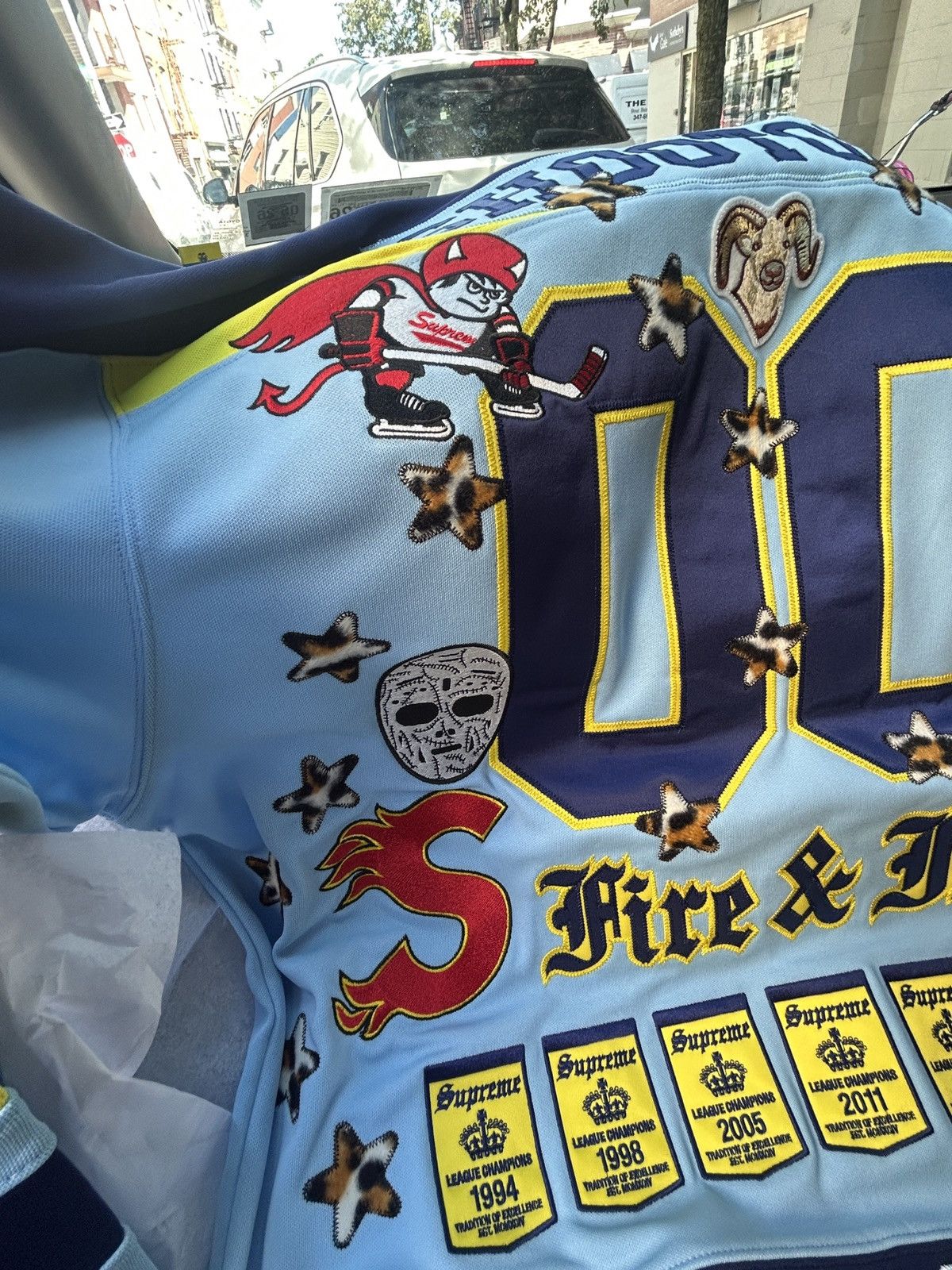 Supreme Supreme fire and ice hockey jersey Size US XL / EU 56 / 4 - 5 Thumbnail