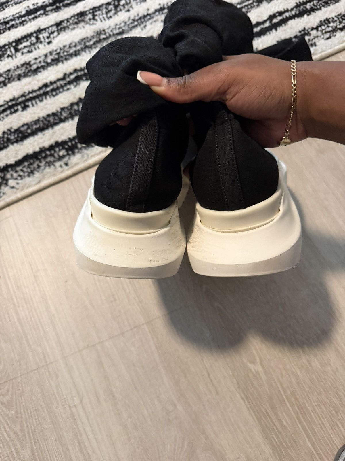 Rick Owens Rick Owens DRKSHDW Abstract Stocking Size US 9 / IT 39 - 5 Thumbnail