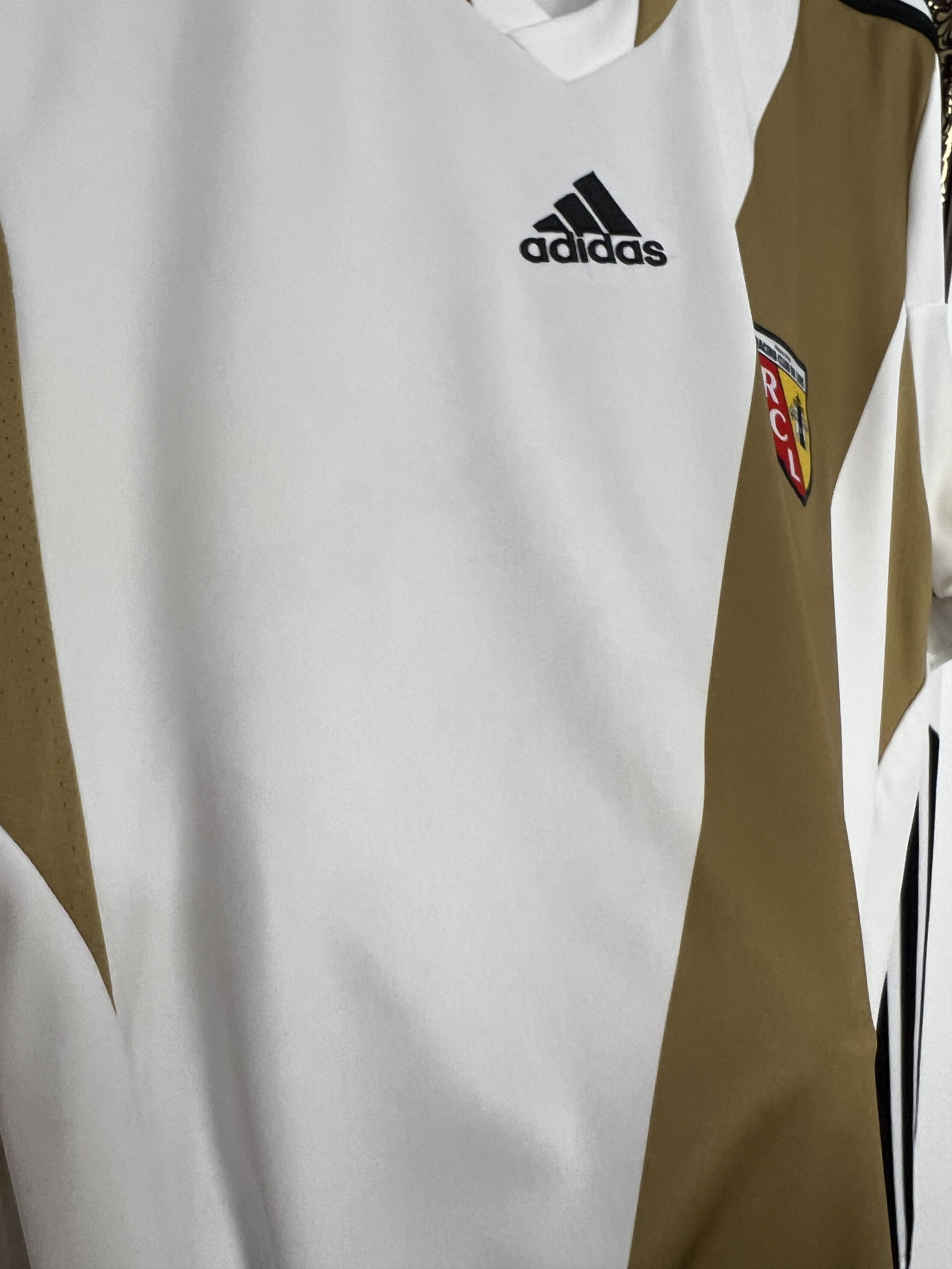 Adidas Lens Away football shirt Soccer Jersey Long Sleeve Trikot Size US L / EU 52-54 / 3 - 5 Thumbnail