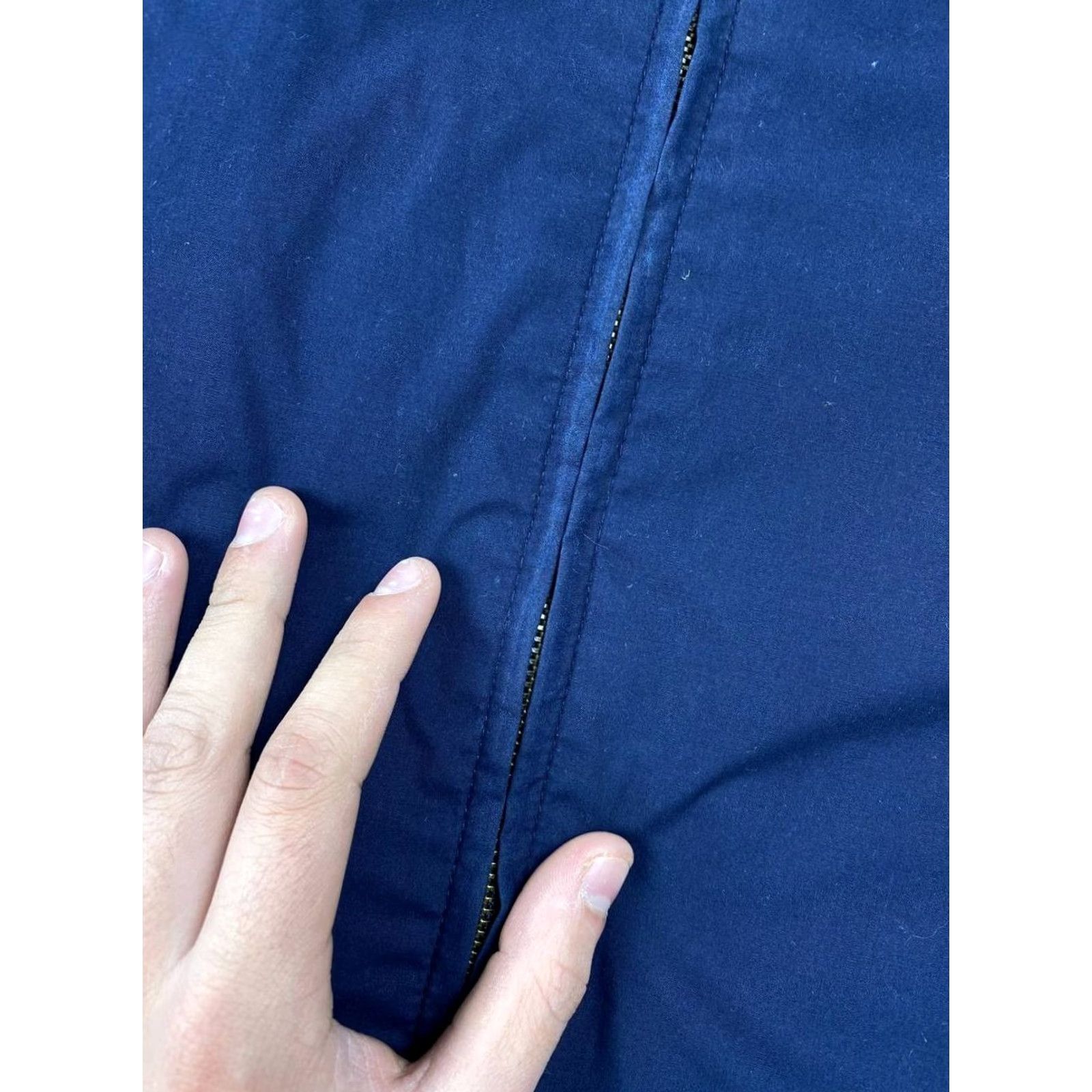 Yves Saint Laurent VINTAGE Yves Saint Laurent Bomber Jacket YSL Men XL Blue Men Jacket Bomber Blue Logo Vintage XL Size US XL / EU 56 / 4 - 6 Thumbnail