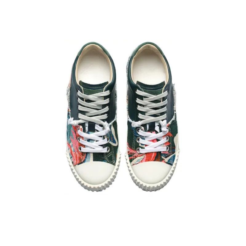 Maison Margiela o1w1db10824 New Evolution Low Top Sneakers in Multicolor Size US 8 / EU 41 - 4 Thumbnail