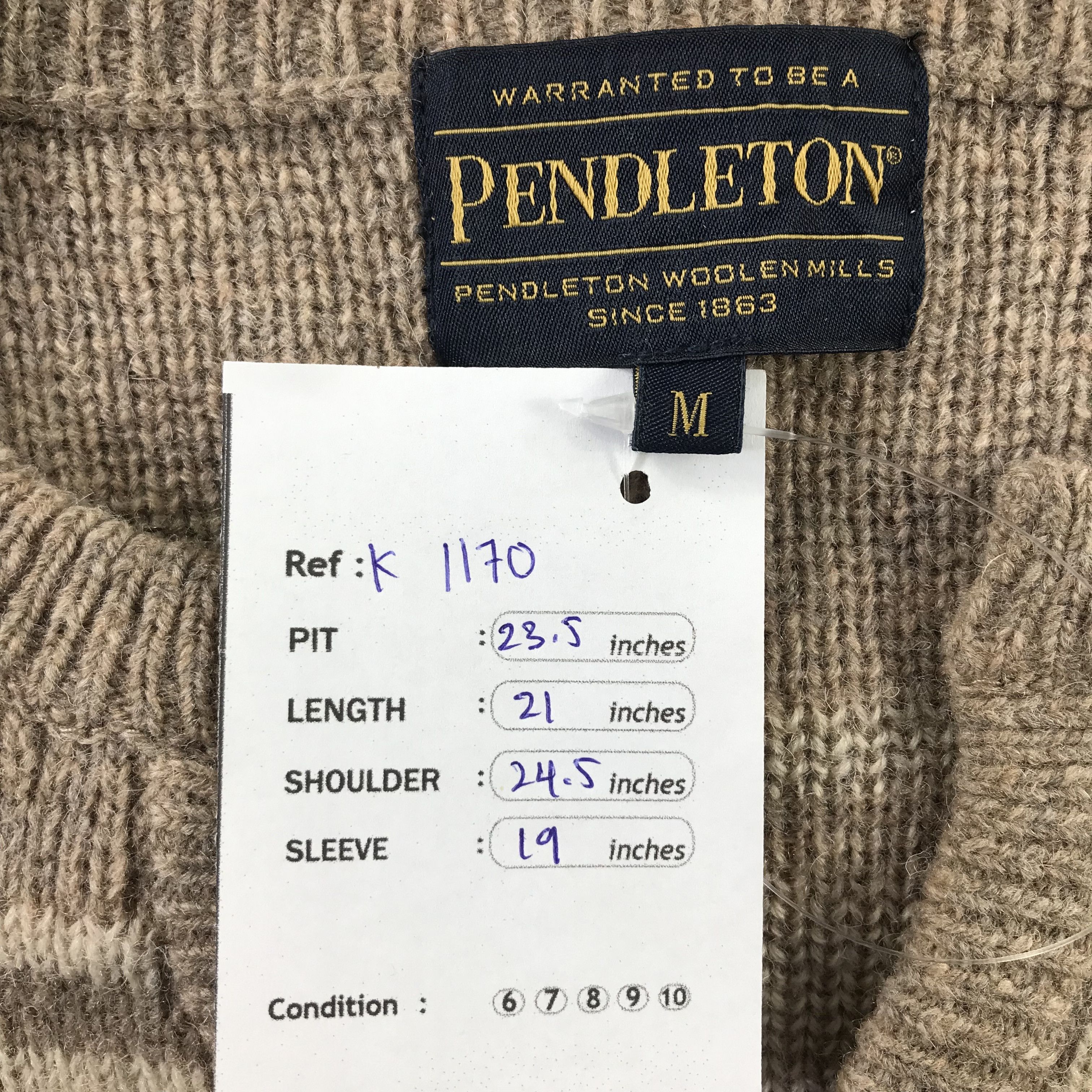 Pendleton Pendleton Sweater Wool Shetland Harding Crewneck Size US M / EU 48-50 / 2 - 7 Thumbnail