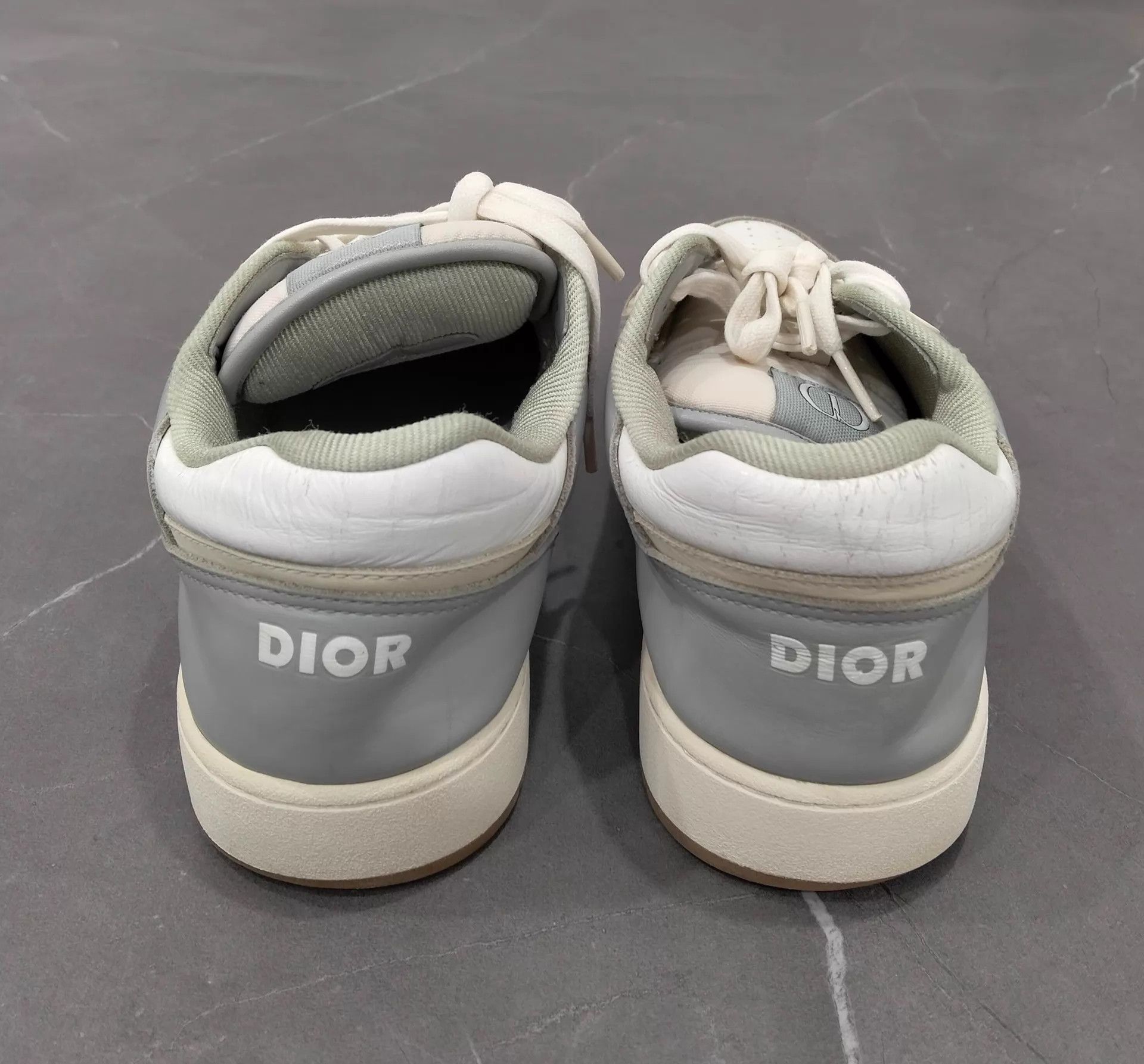 Dior DIOR B27 Logo Print Gray White 40 Size US 7 / EU 40 - 5 Thumbnail
