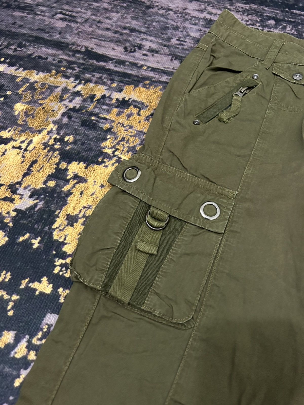 Japanese Brand Sweet Camel Cargo 3D Pocket Pants Size US 29 - 7 Thumbnail