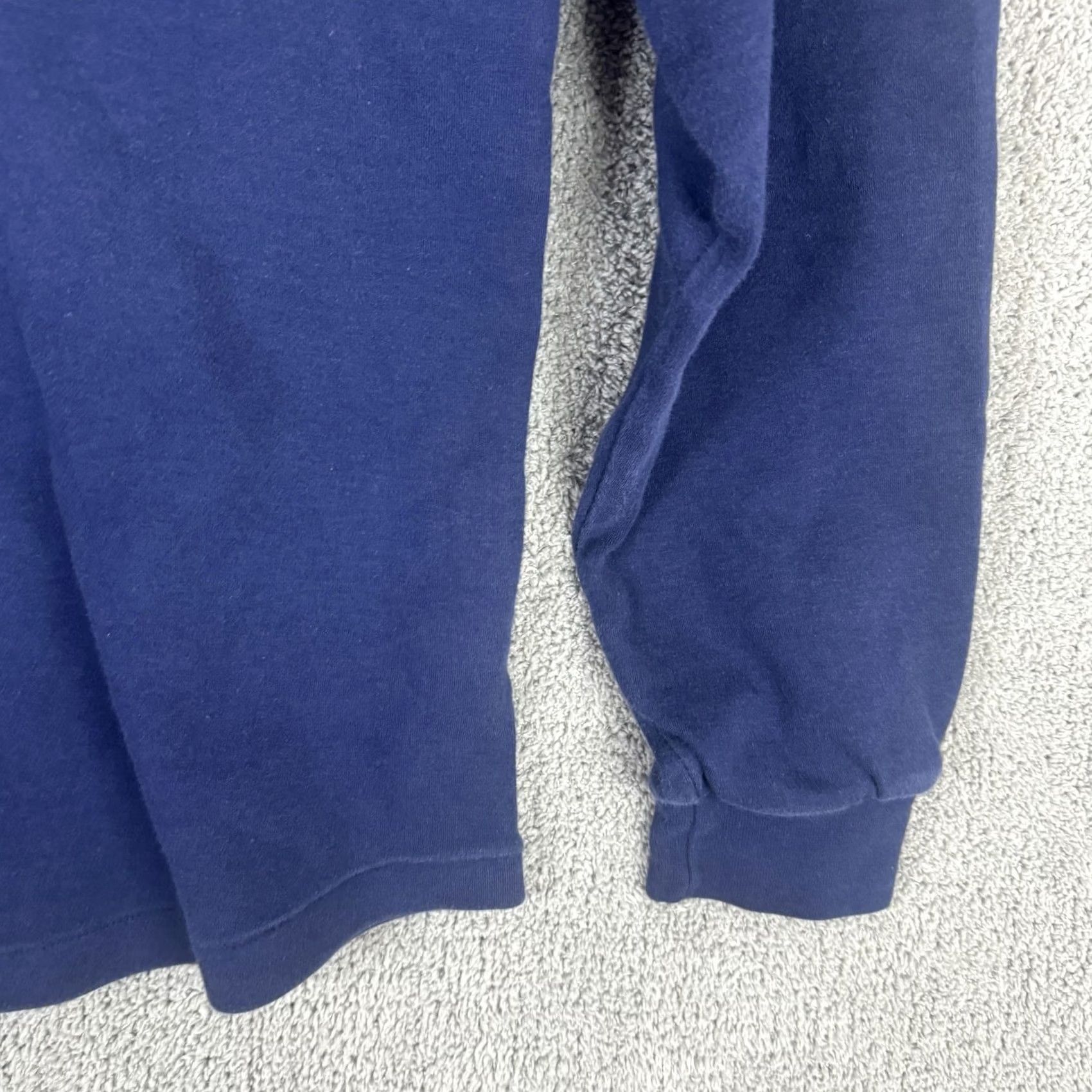 Eddie Bauer VINTAGE Eddie Bauer Shirt Mens LT Blue Mock Neck Long Sleeve Made USA Cotton Size US L / EU 52-54 / 3 - 3 Thumbnail