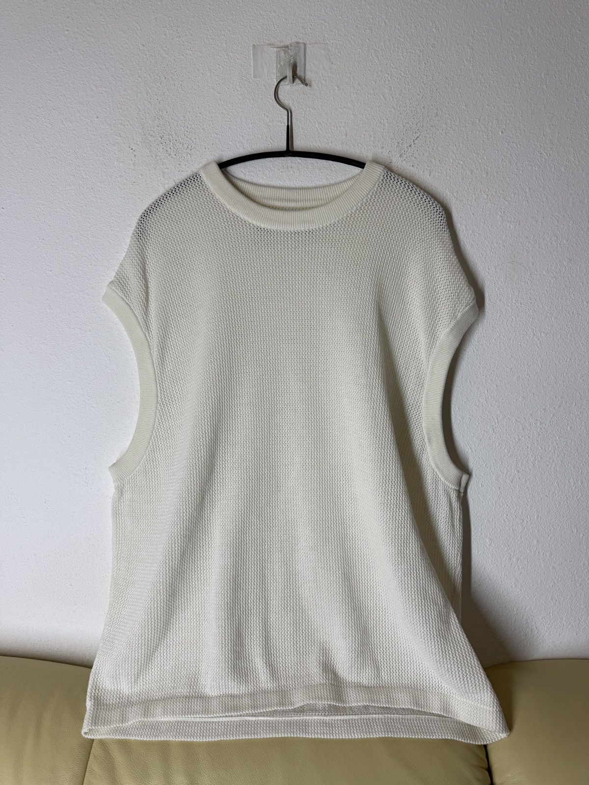 Mki Miyuki Zoku Mki Miyuki Zoku Knit Vest White embroidered logo Size US XL / EU 56 / 4 - 2 Thumbnail