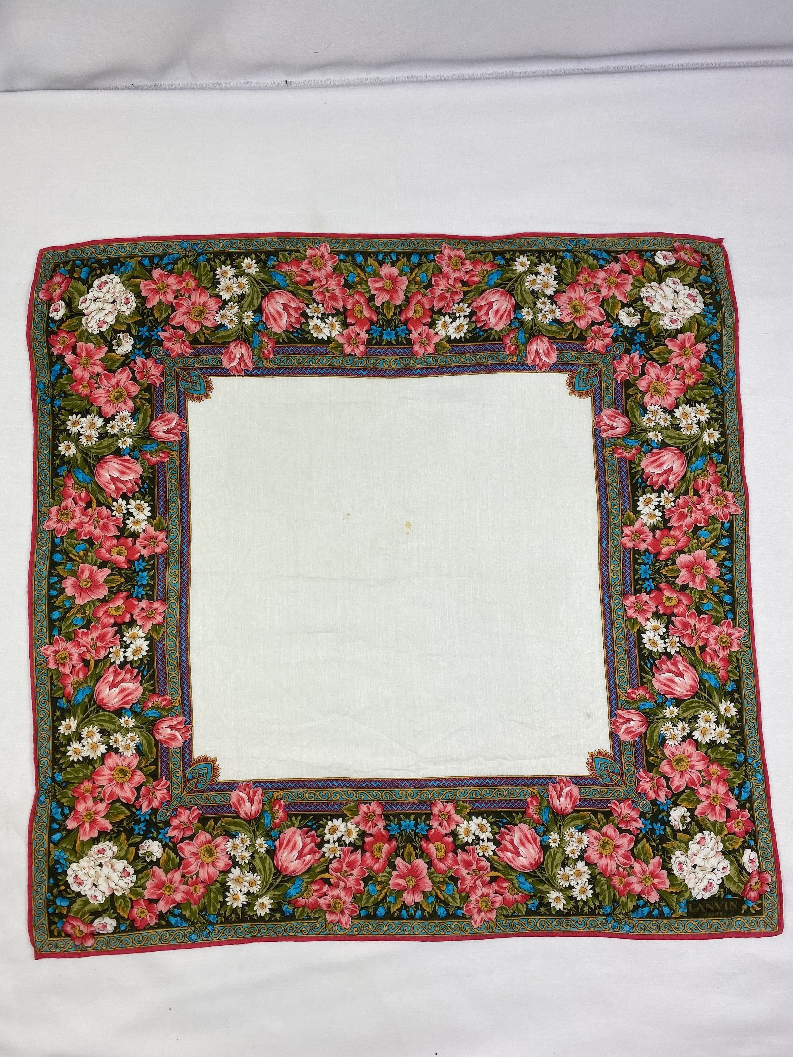 Lanvin × Vintage Lanvin Handkerchief / Bandana / Neckerchief Size ONE SIZE - 3 Thumbnail