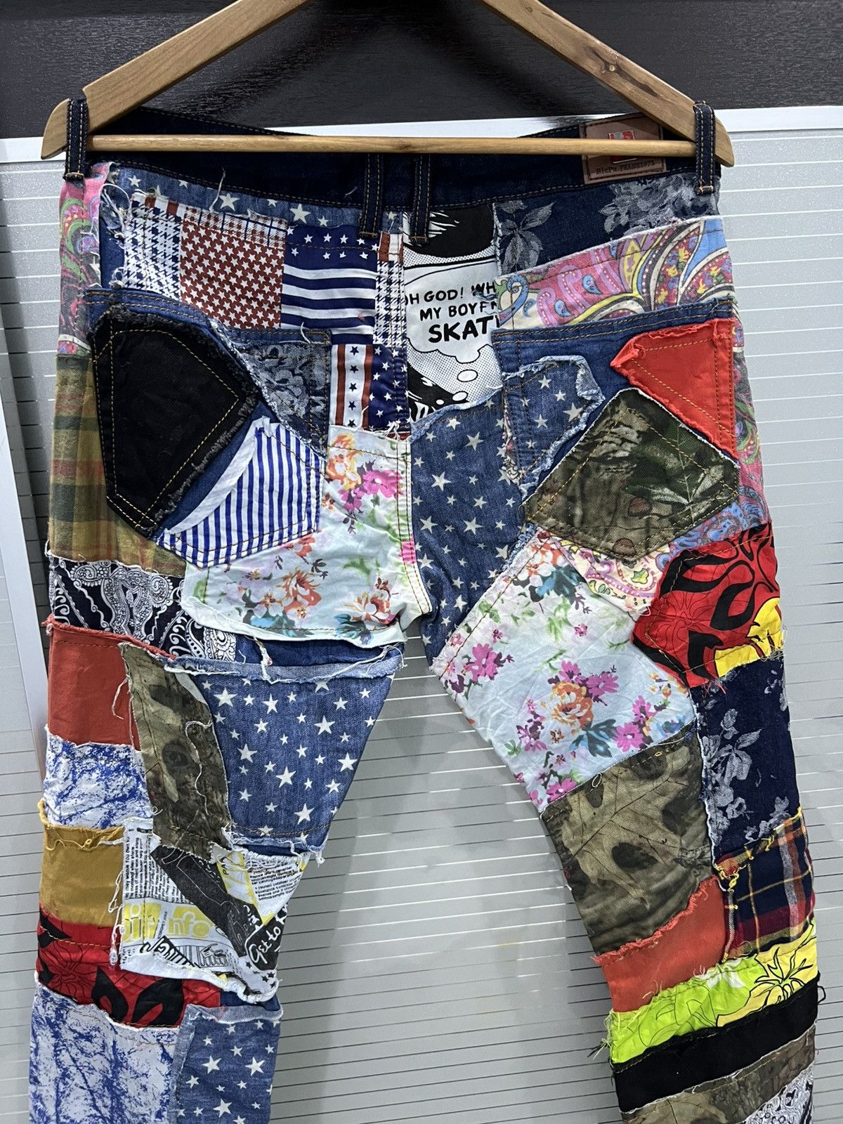 Japanese Brand Biepa Japanese Brand Patches Pant Size US 35 - 8 Thumbnail