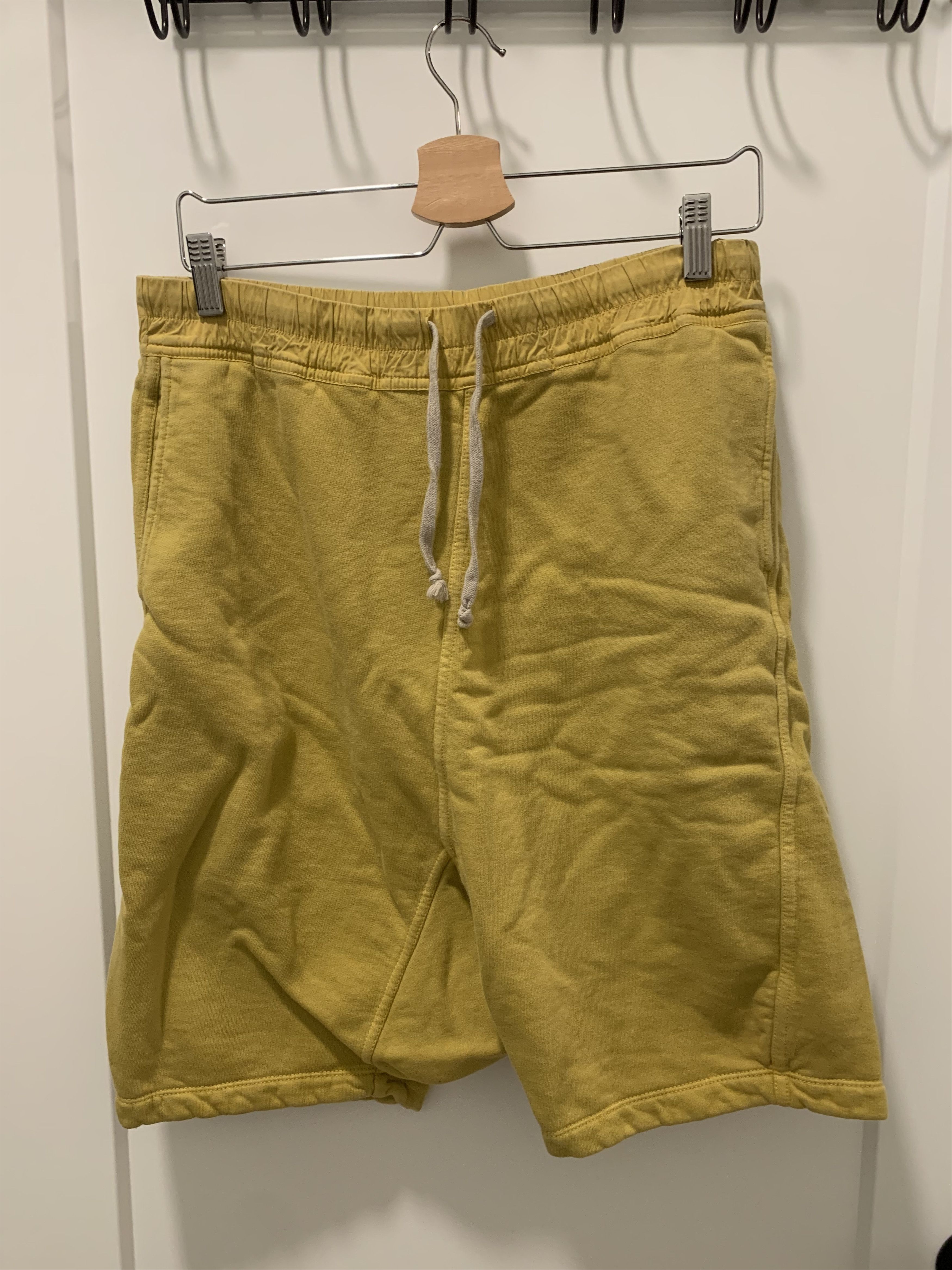 rick owens short yellow