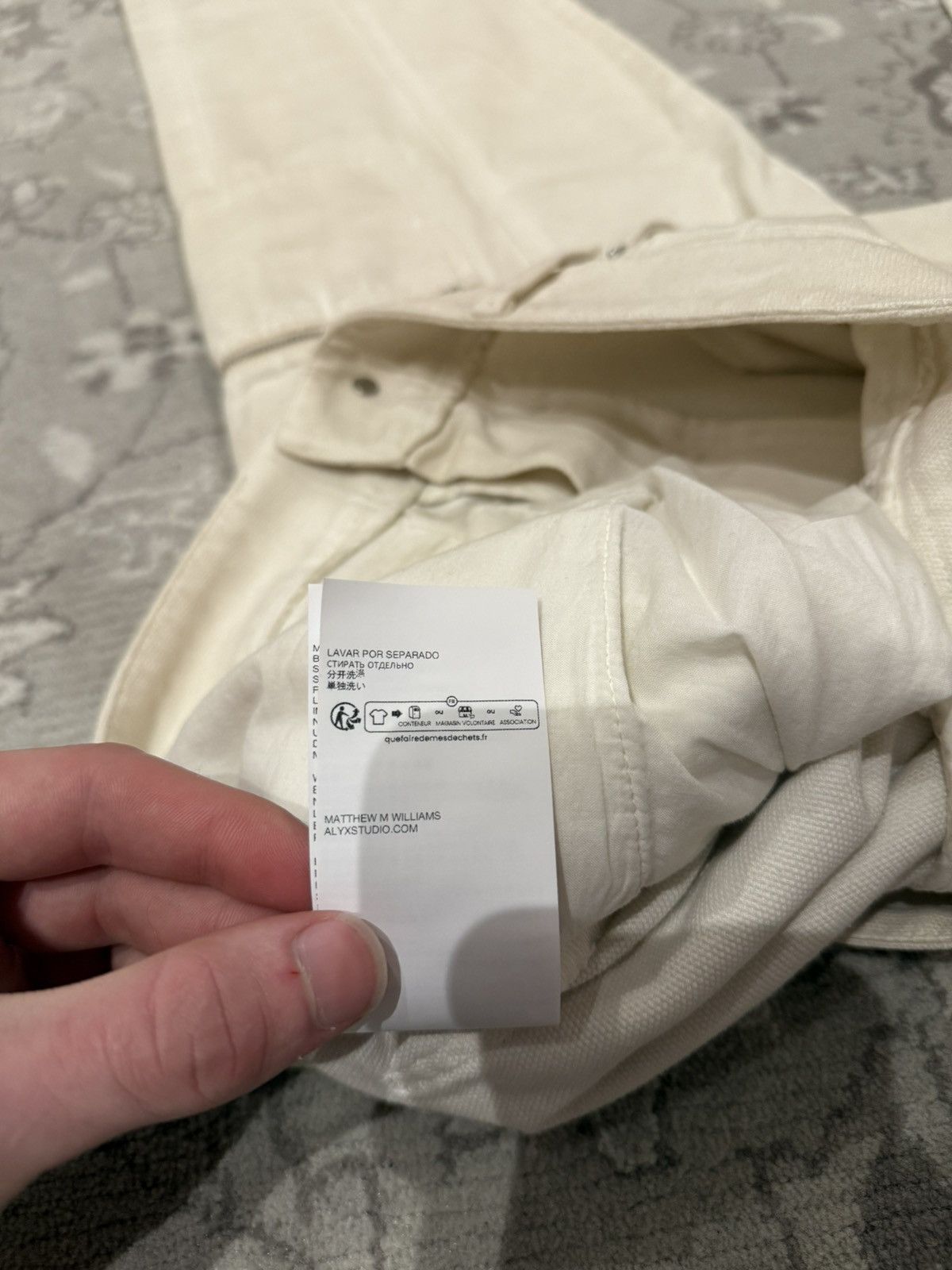 1017 ALYX 9SM Skater Cargo Pants Off-White Size US 28 / EU 44 - 7 Thumbnail