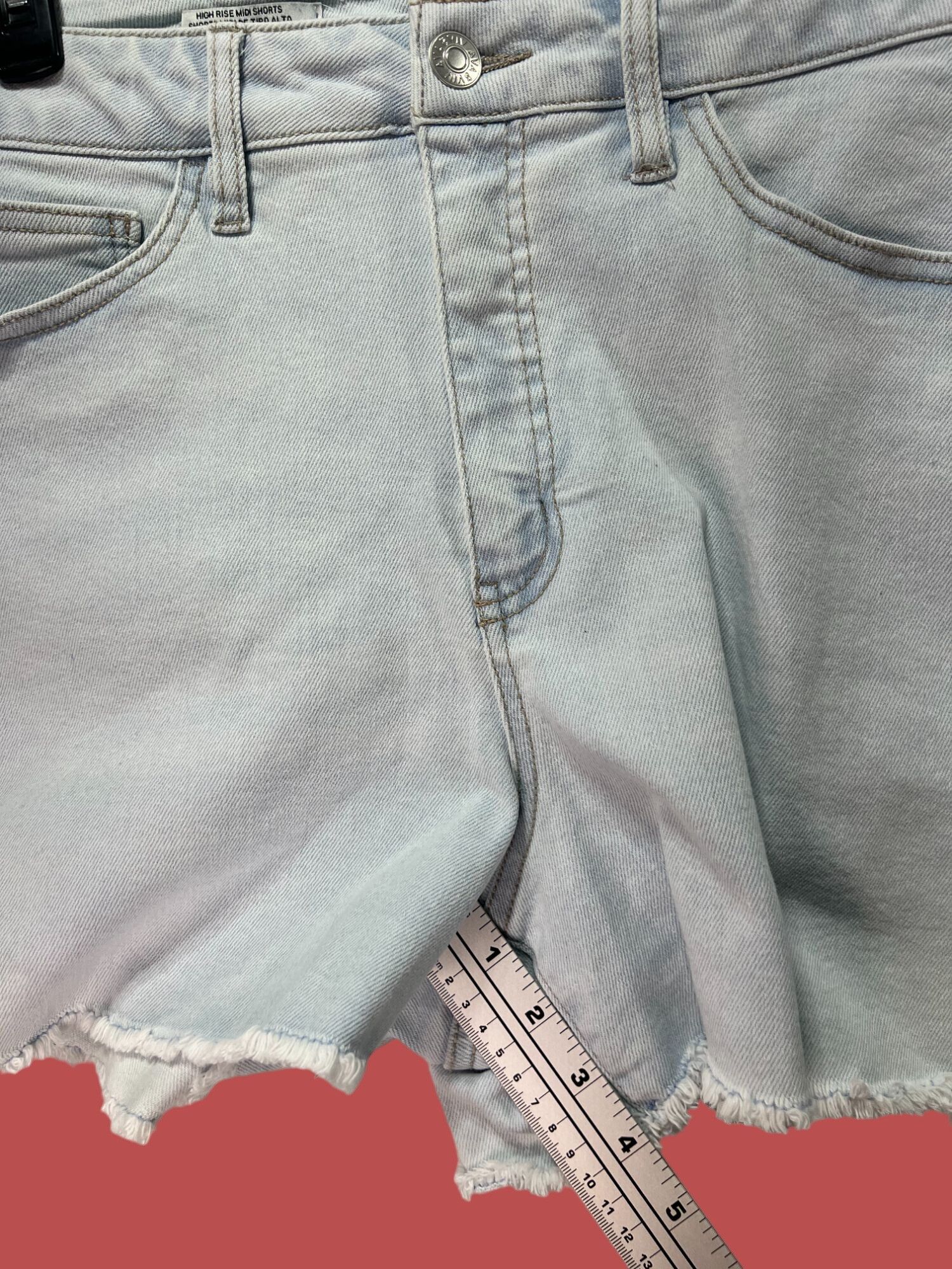 Other Ava & Viv - Women's High - Rise Denim Shorts - Light Blue - Size 38" / US 16 / IT 52 - 9 Thumbnail