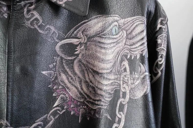 Yohji Yamamoto yohji yamamoto graphic leather jacket. Size US L / EU 52-54 / 3 - 2 Thumbnail
