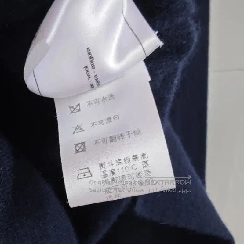 Chanel Chanel Oversized Navy Cashmere Sweater with Sequins . Size XXS / US 00 / IT 34 - 7 Thumbnail
