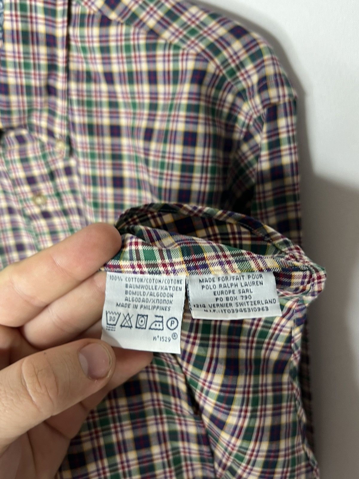 Vintage 💵 Vintage Polo Ralph Lauren Plaid Luxury Shirt Long Sleeve 💵 Size US XL / EU 56 / 4 - 8 Thumbnail