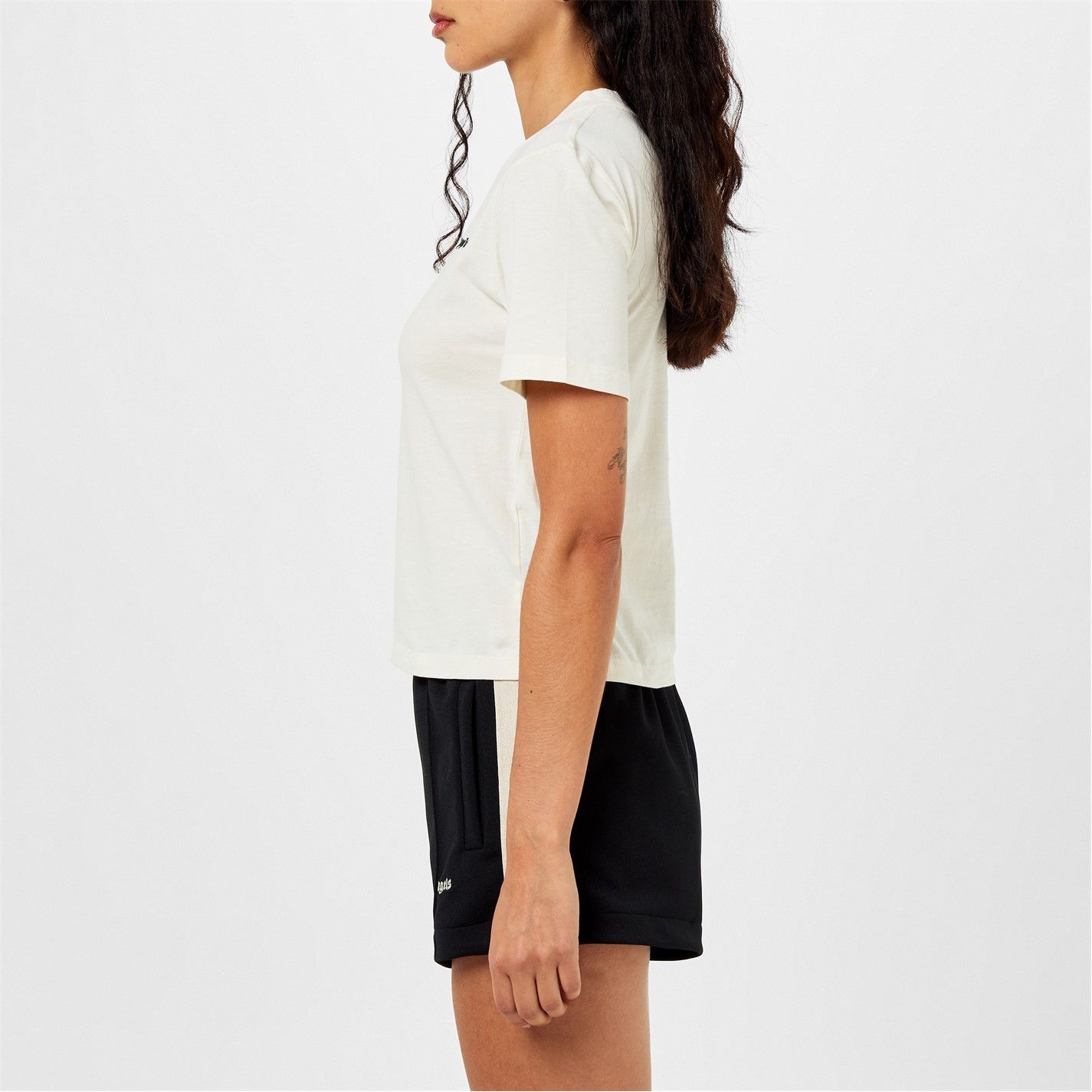 Palm Angels o1g2r1mq0325 Embroidered Logo T-Shirt in Ivory Size XXS / US 00 / IT 34 - 4 Thumbnail