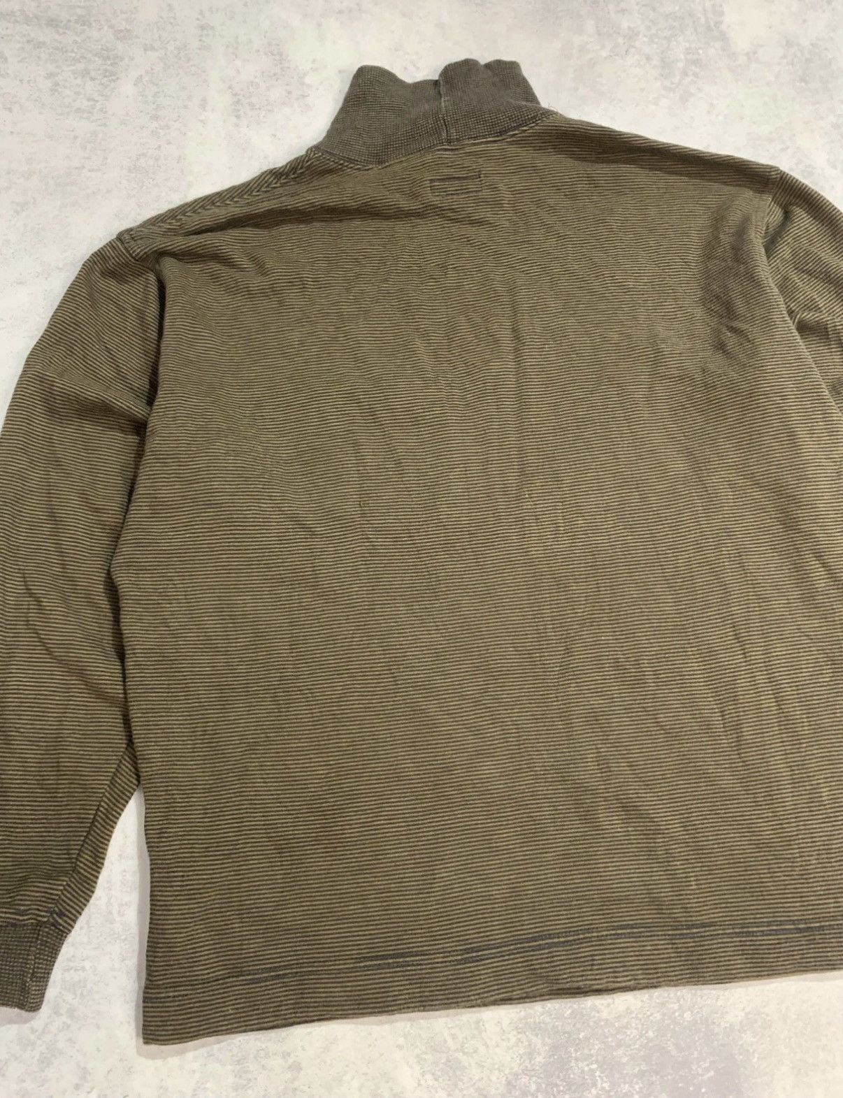Patagonia Rare Vintage 90s Patagonia Striped Mock Neck L/S Tee Size US L / EU 52-54 / 3 - 7 Thumbnail
