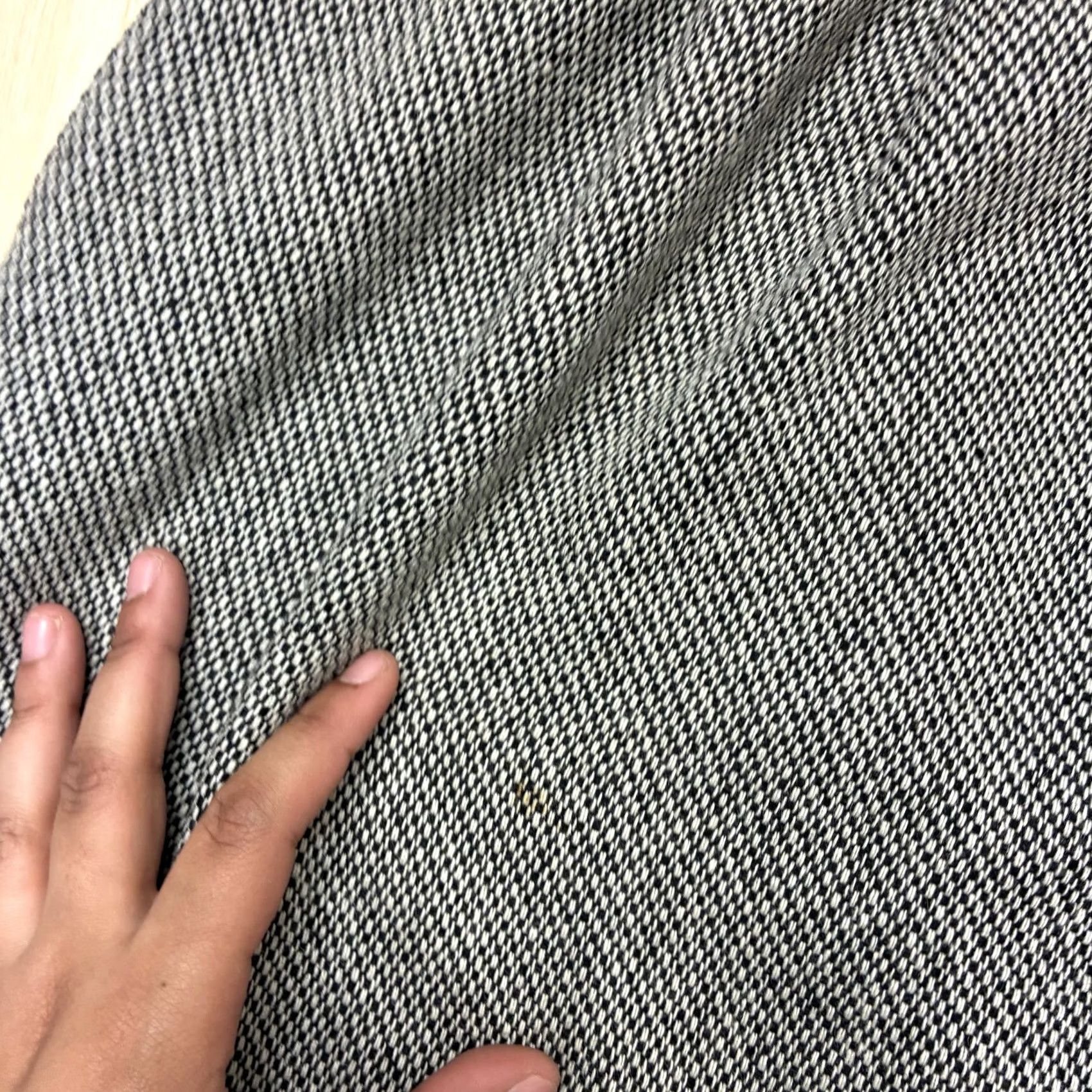 Vintage Leslie Fay Skirt Womens 18 Gray Check Tweed Pencil Knee Length Lined Work Office Size 40" / US 18 - 2 Thumbnail