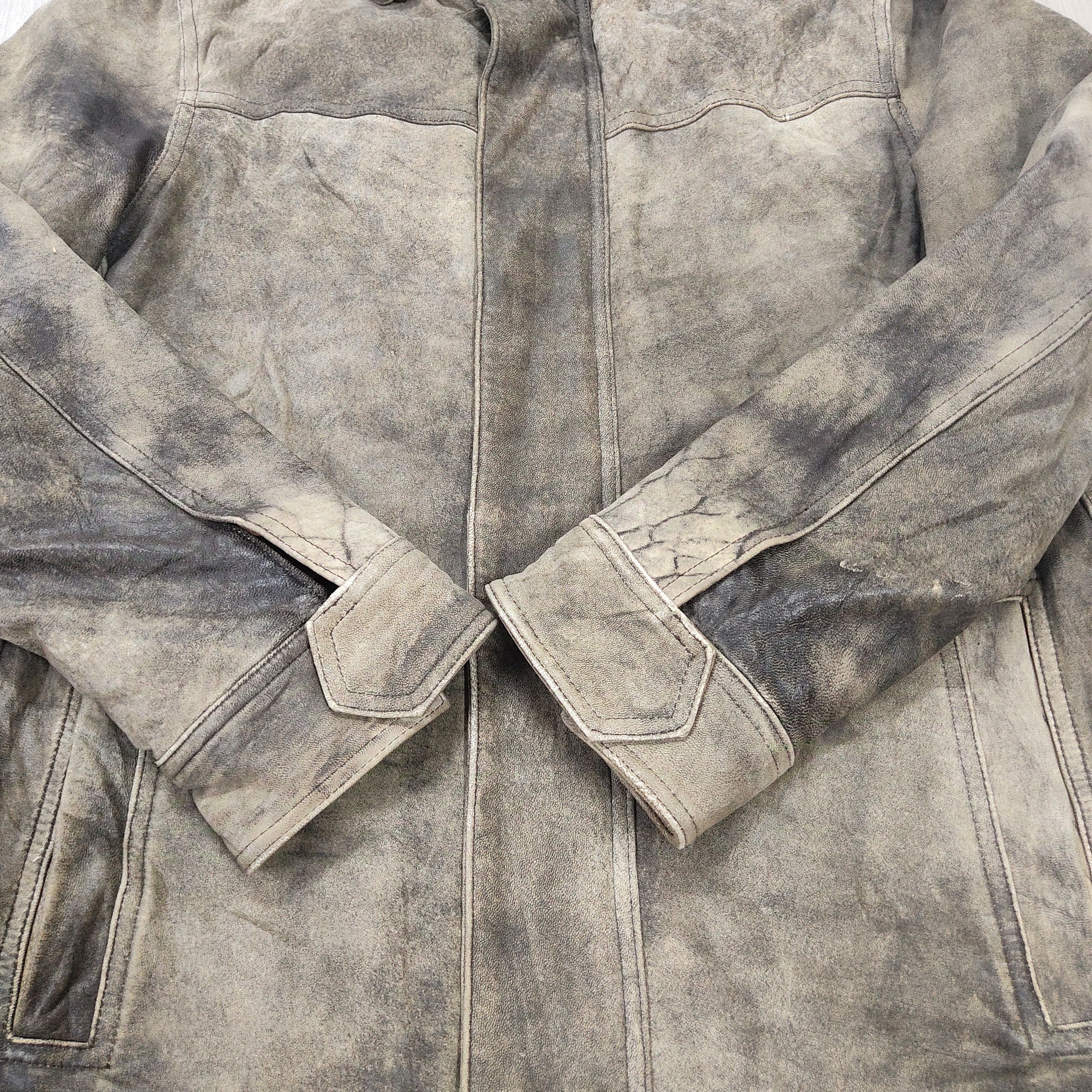 Genuine Leather WIND ARMOR Raccoon Fur Sheepskin Leather Jacket Size US M / EU 48-50 / 2 - 11 Thumbnail