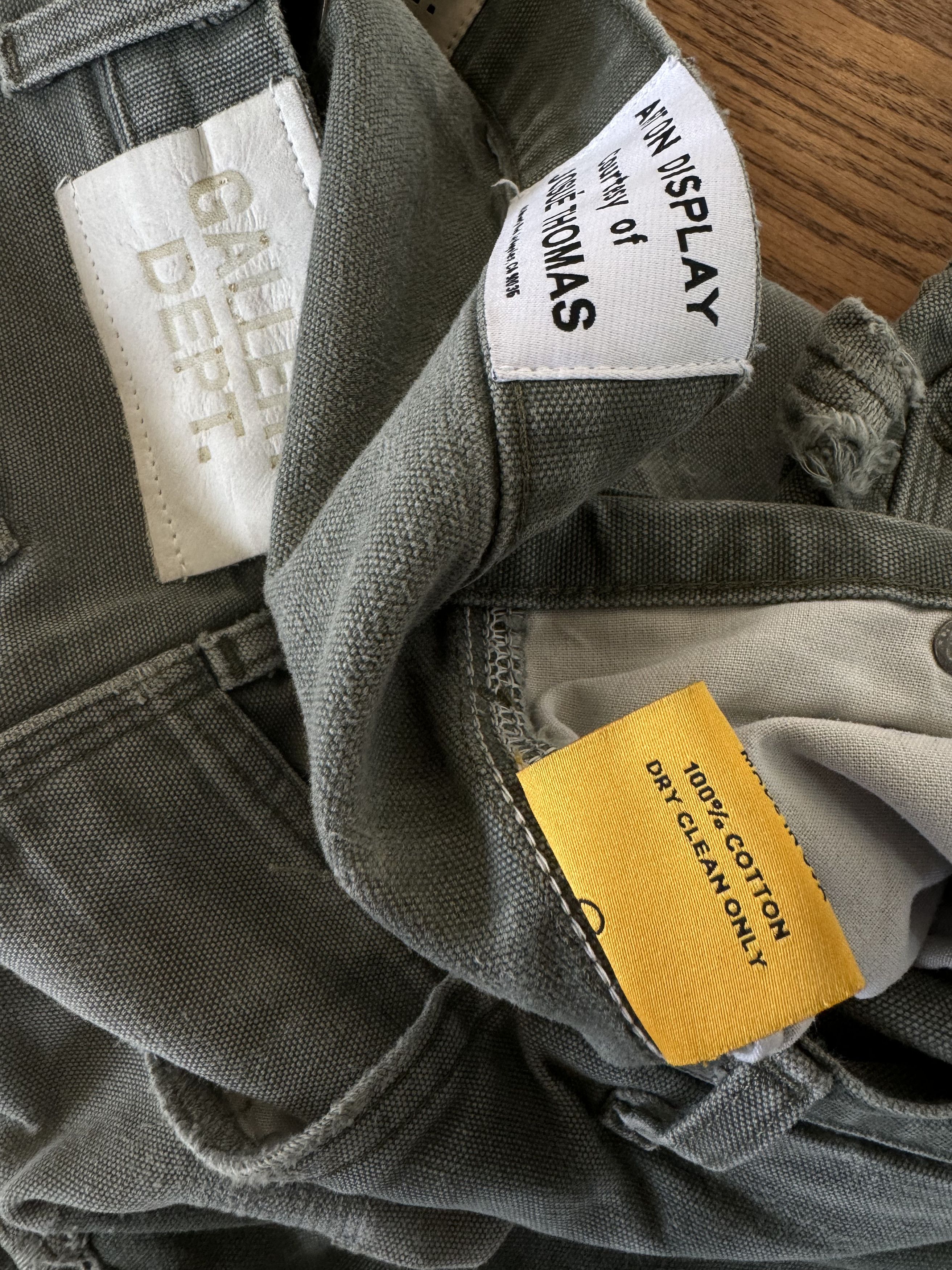 Gallery Dept. 1/1 Green Gallery Dept Carpenter Flares Size US 32 / EU 48 - 18 Thumbnail