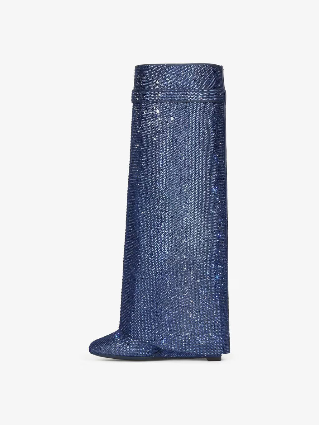 Givenchy o1w1db10525 Shark Lock Pant Boots 90mm in Blue Size US 7 / IT 37 - 3 Thumbnail
