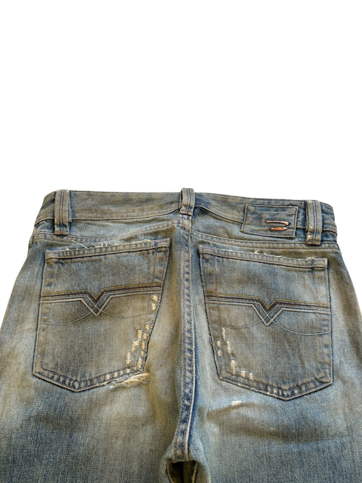 Diesel Vintage Italy Diesel Mud Wash Loose Baggy Jeans Size US 31 - 8 Thumbnail