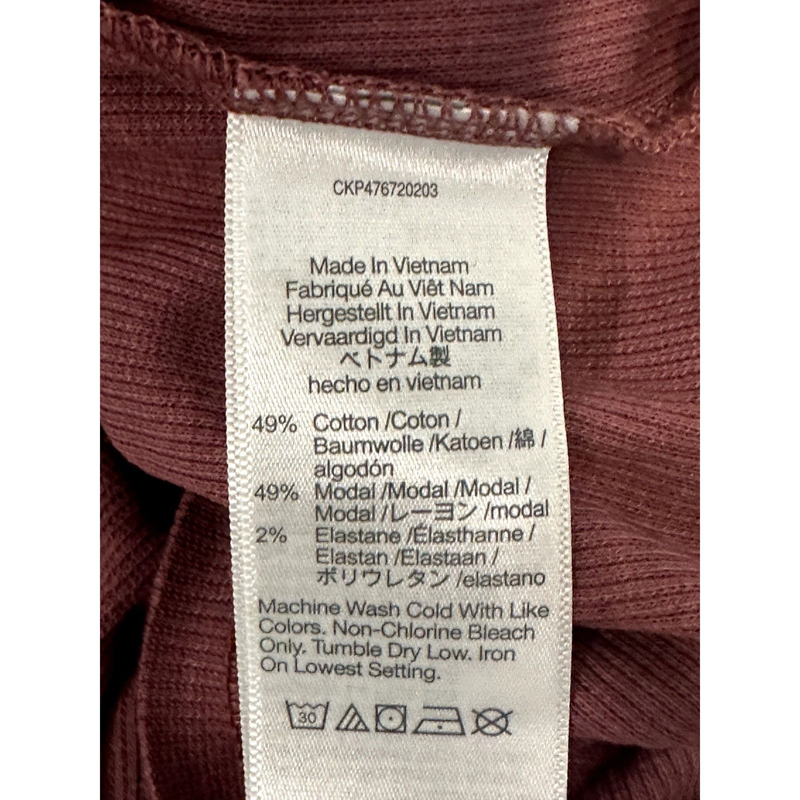 Madewell Madewell Ribbed Long Sleeve Knit Cotton Collegiate Top M Size M / US 6-8 / IT 42-44 - 9 Thumbnail