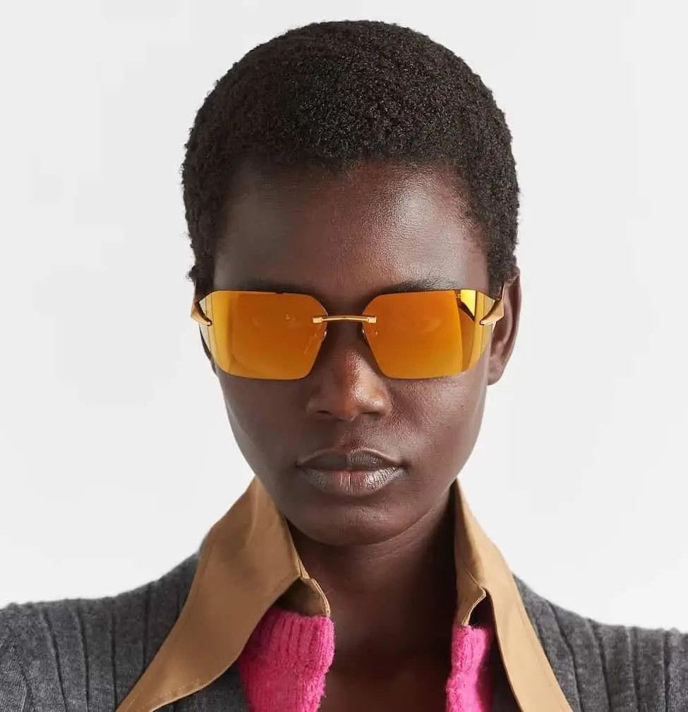 Prada Prada SPR A56 15N-80C Sunglasses Size ONE SIZE - 7 Thumbnail