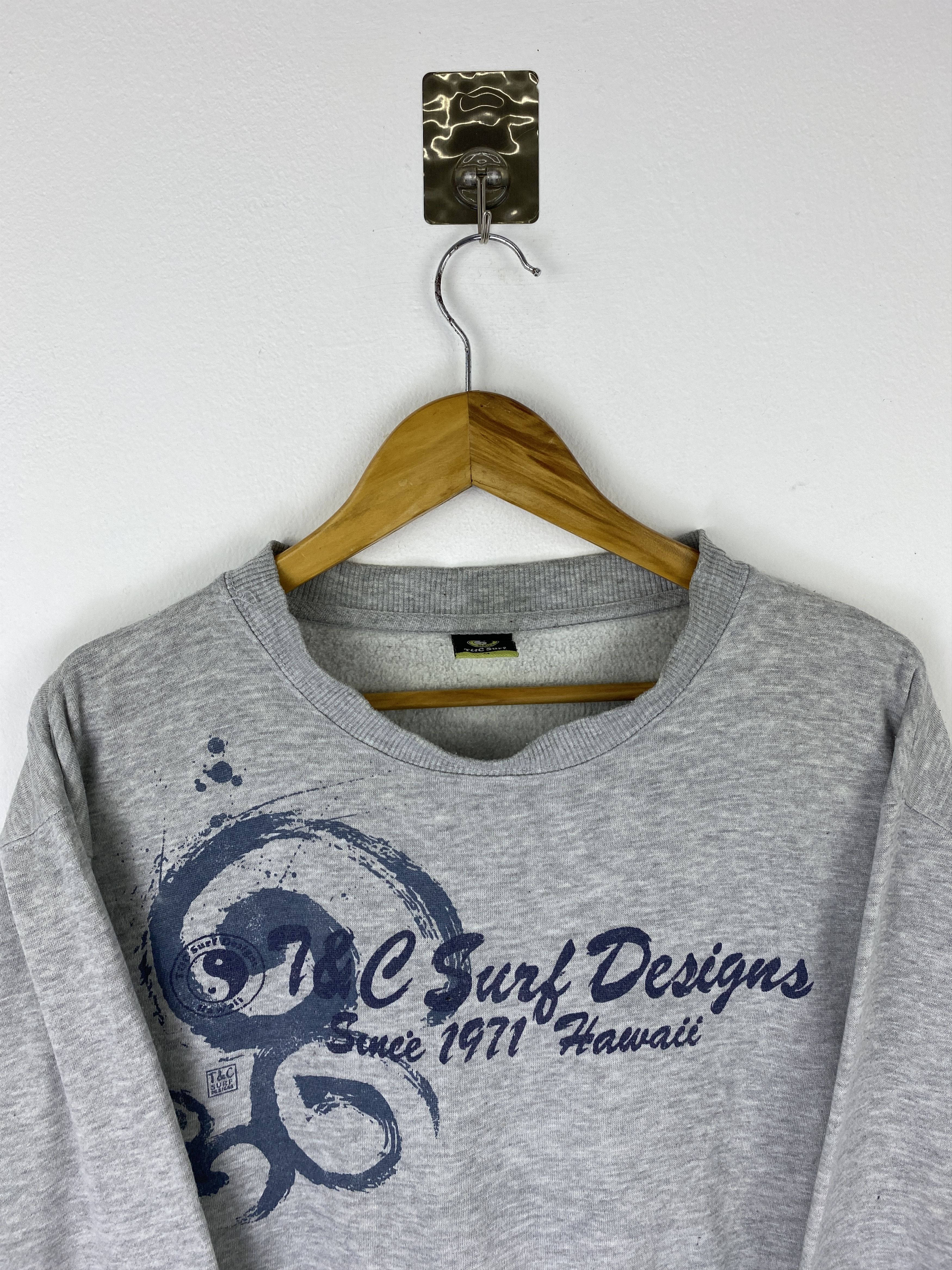 Vintage Vintage T&C Surf Designs Crewneck Sweatshirt SH0505 Size US M / EU 48-50 / 2 - 2 Thumbnail