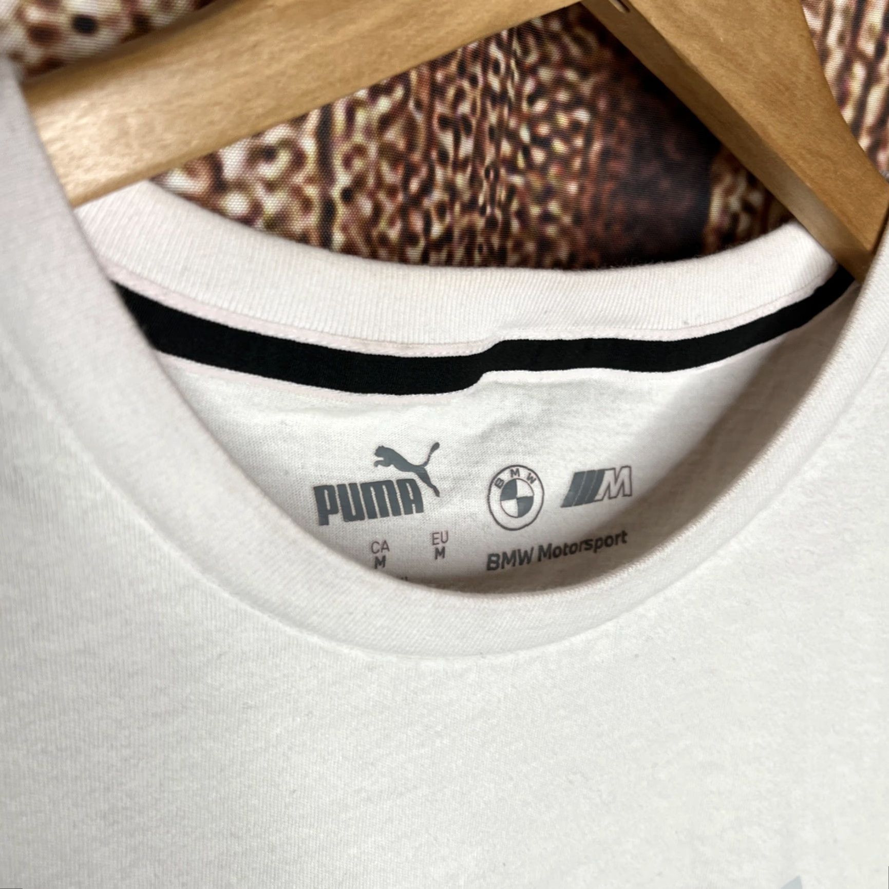 Puma PUMA BMW Motorsport T-Shirt Short Sleeve Womens Size M White Cotton Graphic Tee Size M / US 6-8 / IT 42-44 - 2 Thumbnail