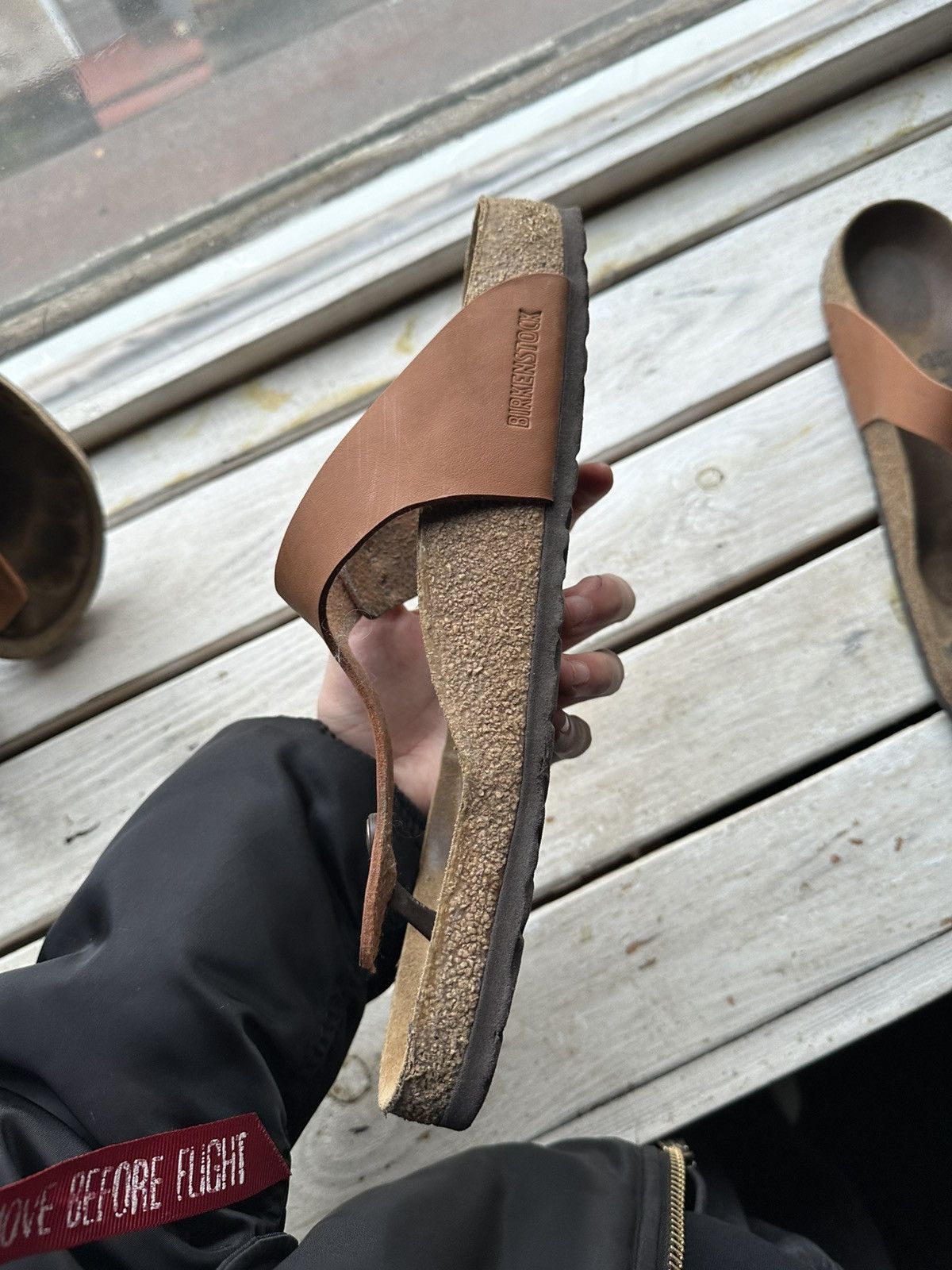 Birkenstock × If Six Was Nine 🚨Vintage Birkenstock 45 brown Luxe Sandals rare slides Size US 12 / EU 45 - 5 Thumbnail