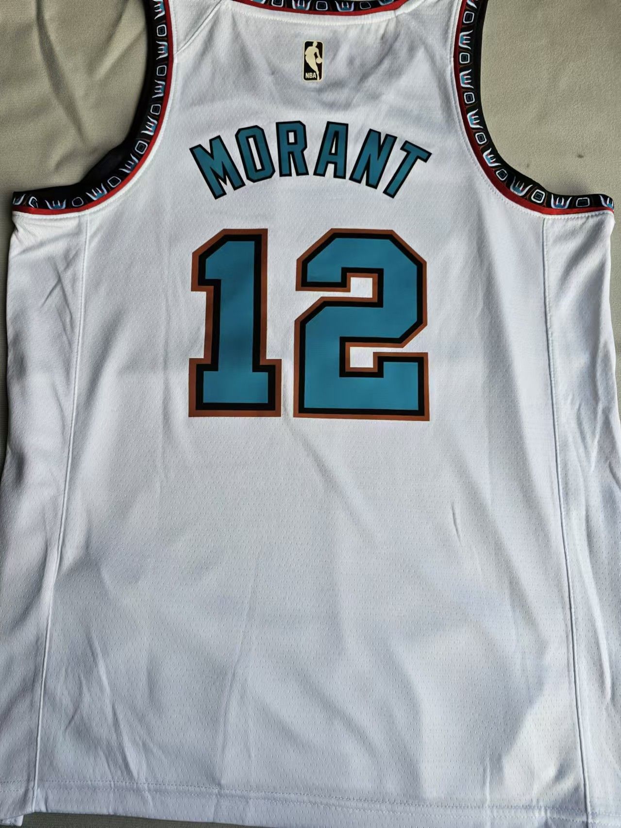 NBA Grizzlies #12 Ja Morant Jersey Home Size US XL / EU 56 / 4 - 2 Thumbnail