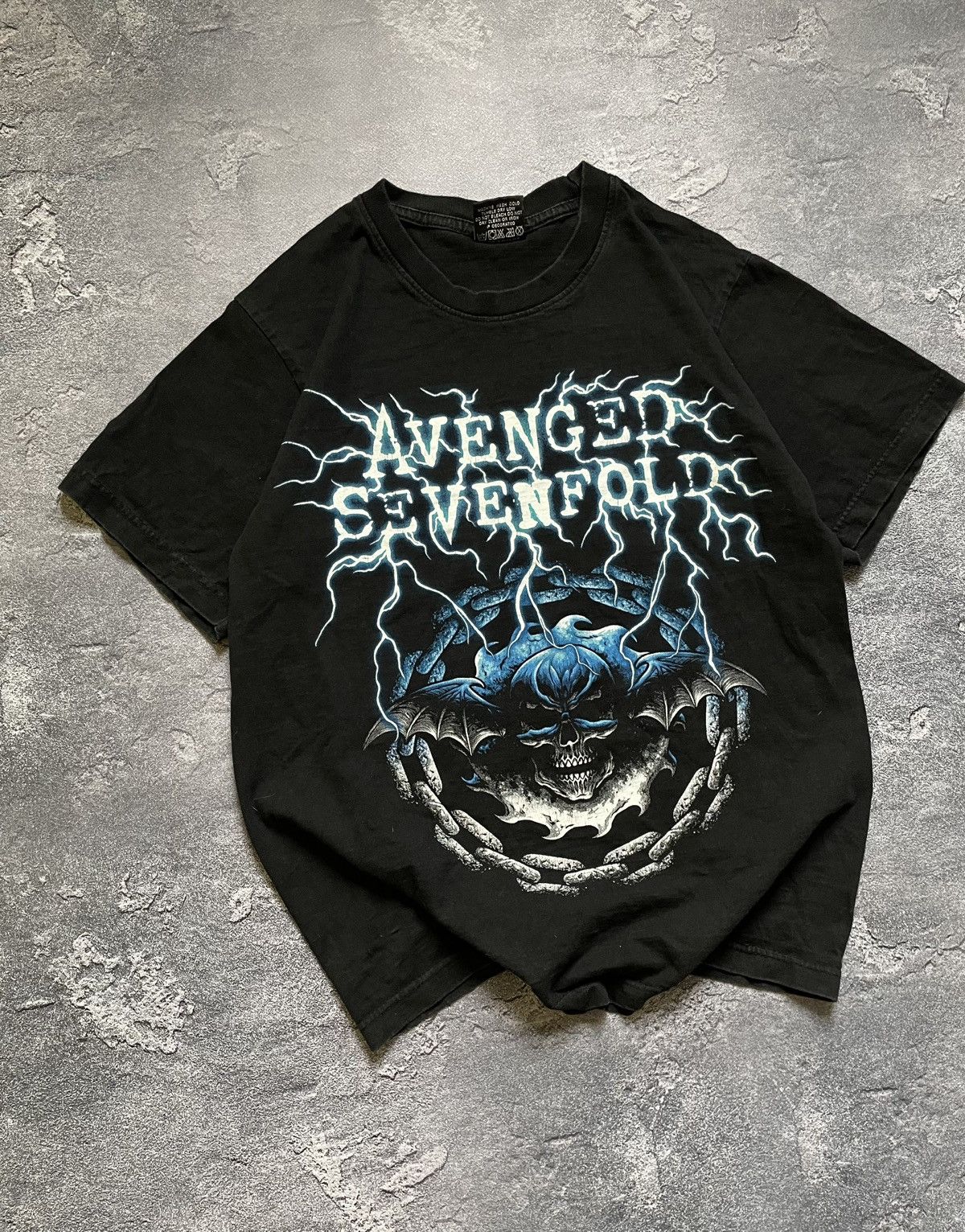 Band Tees Vintage 90s Avenged Sevenfold Skull Y2K Rock Band Tee Size US M / EU 48-50 / 2 - 3 Thumbnail