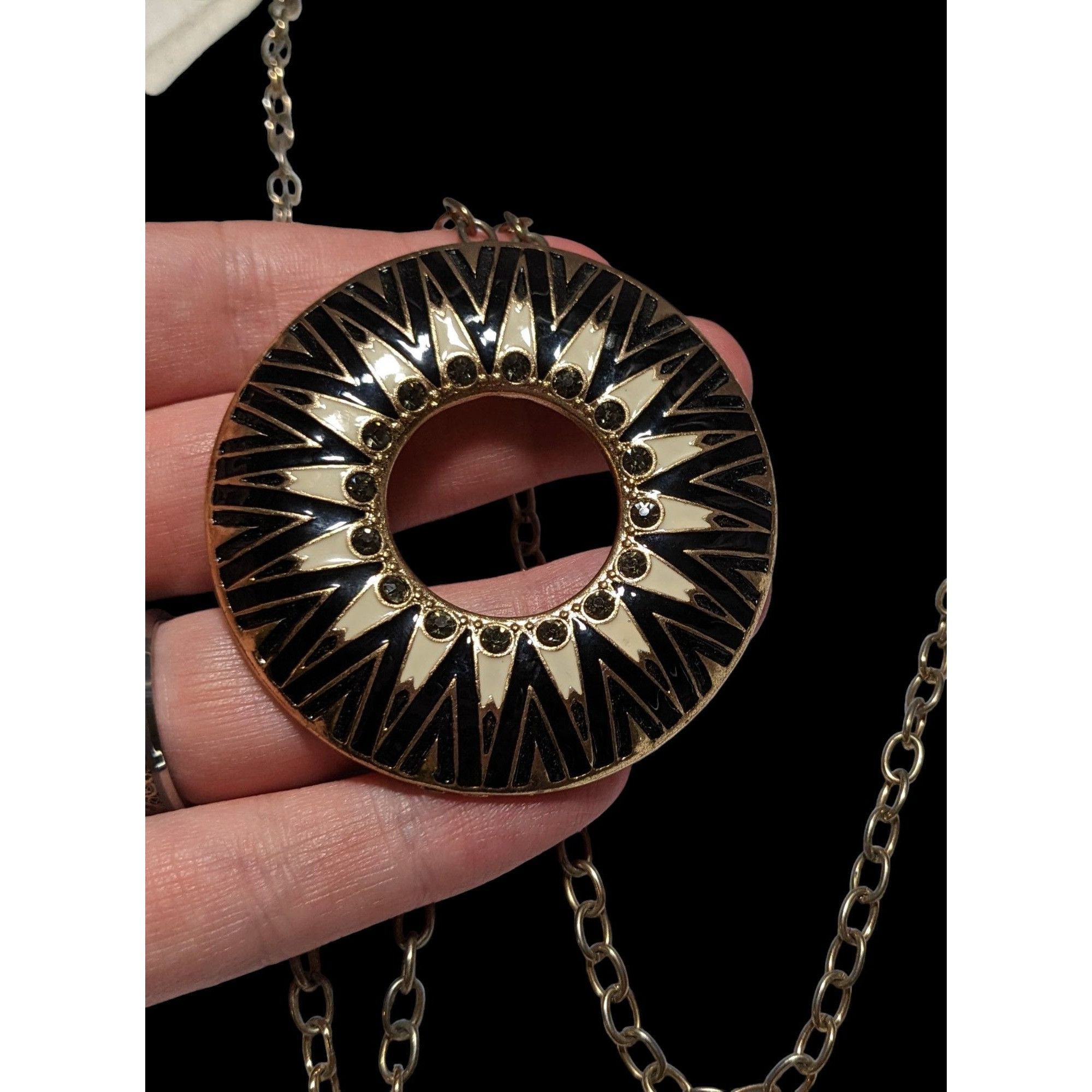 Other Vintage Boho Chic Sunburst Pendant Necklace Size ONE SIZE - 4 Thumbnail